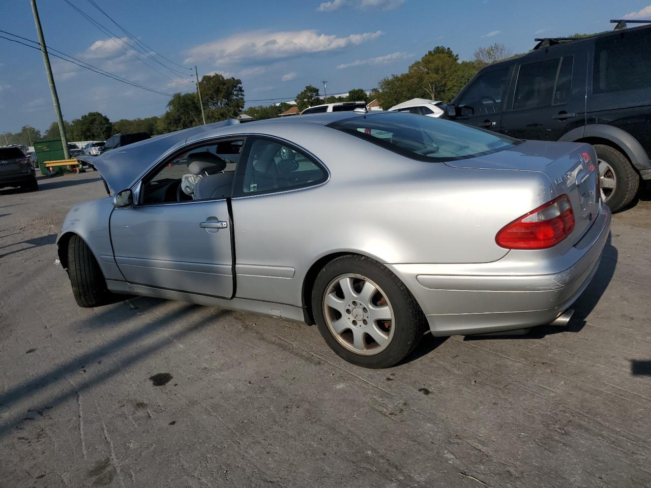 2002 Mercedes-benz Clk 320 Silver vin: WDBLJ65G92F200425