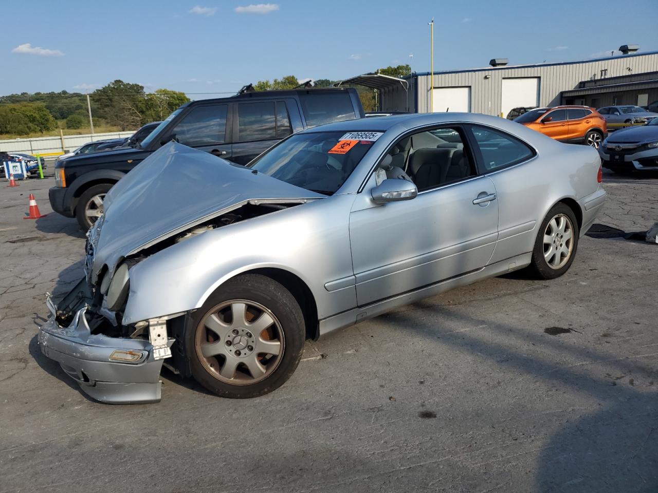 2002 Mercedes-benz Clk 320 Silver vin: WDBLJ65G92F200425
