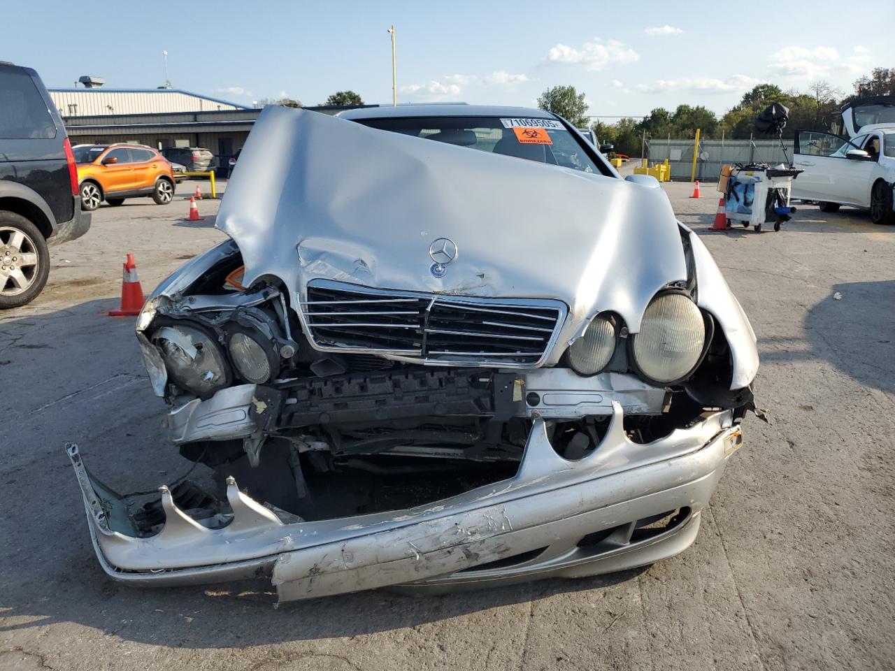 2002 Mercedes-benz Clk 320 Silver vin: WDBLJ65G92F200425