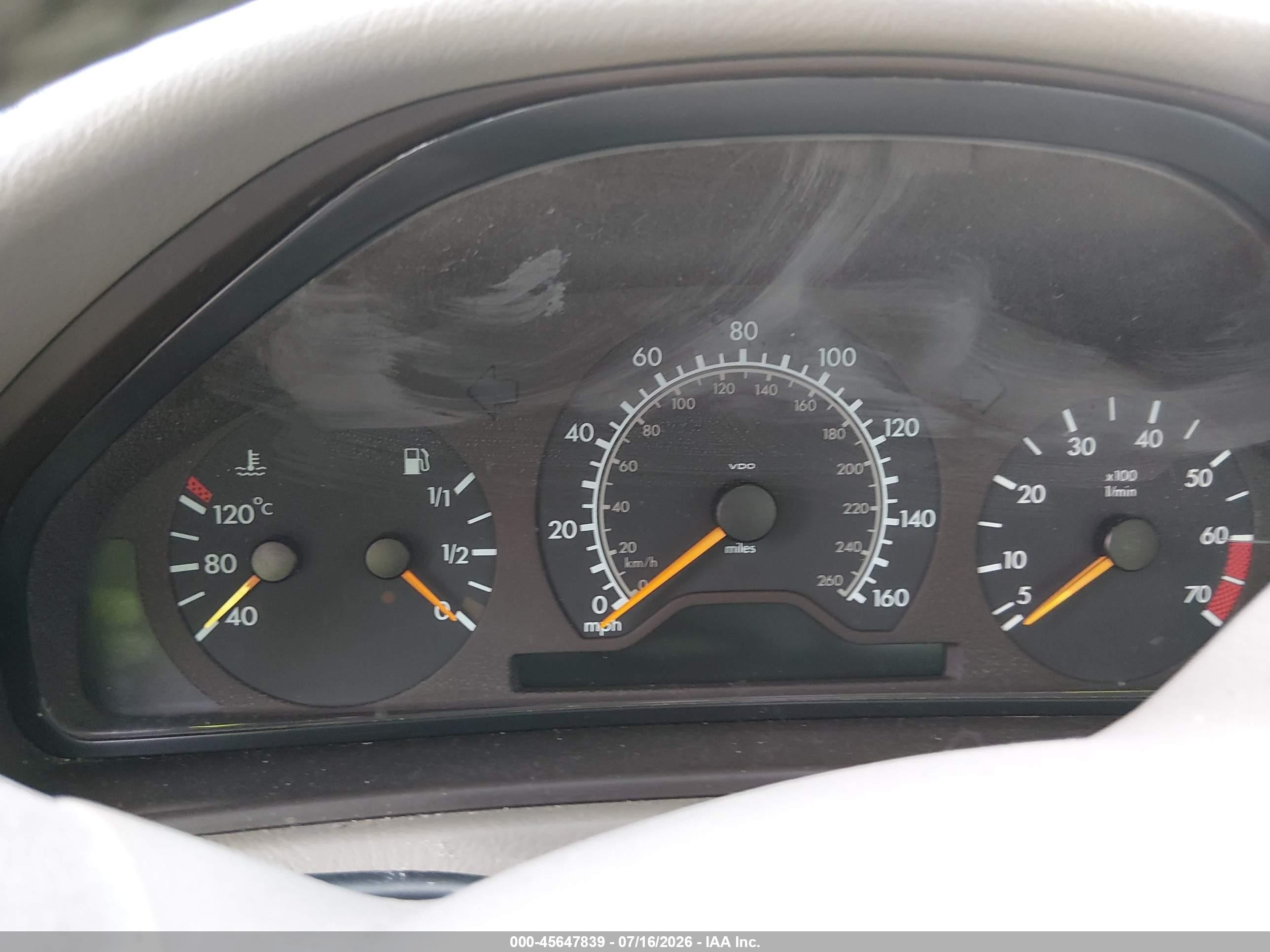 1999 Mercedes-benz Clk 320 Blue vin: WDBLJ65G9XF097420
