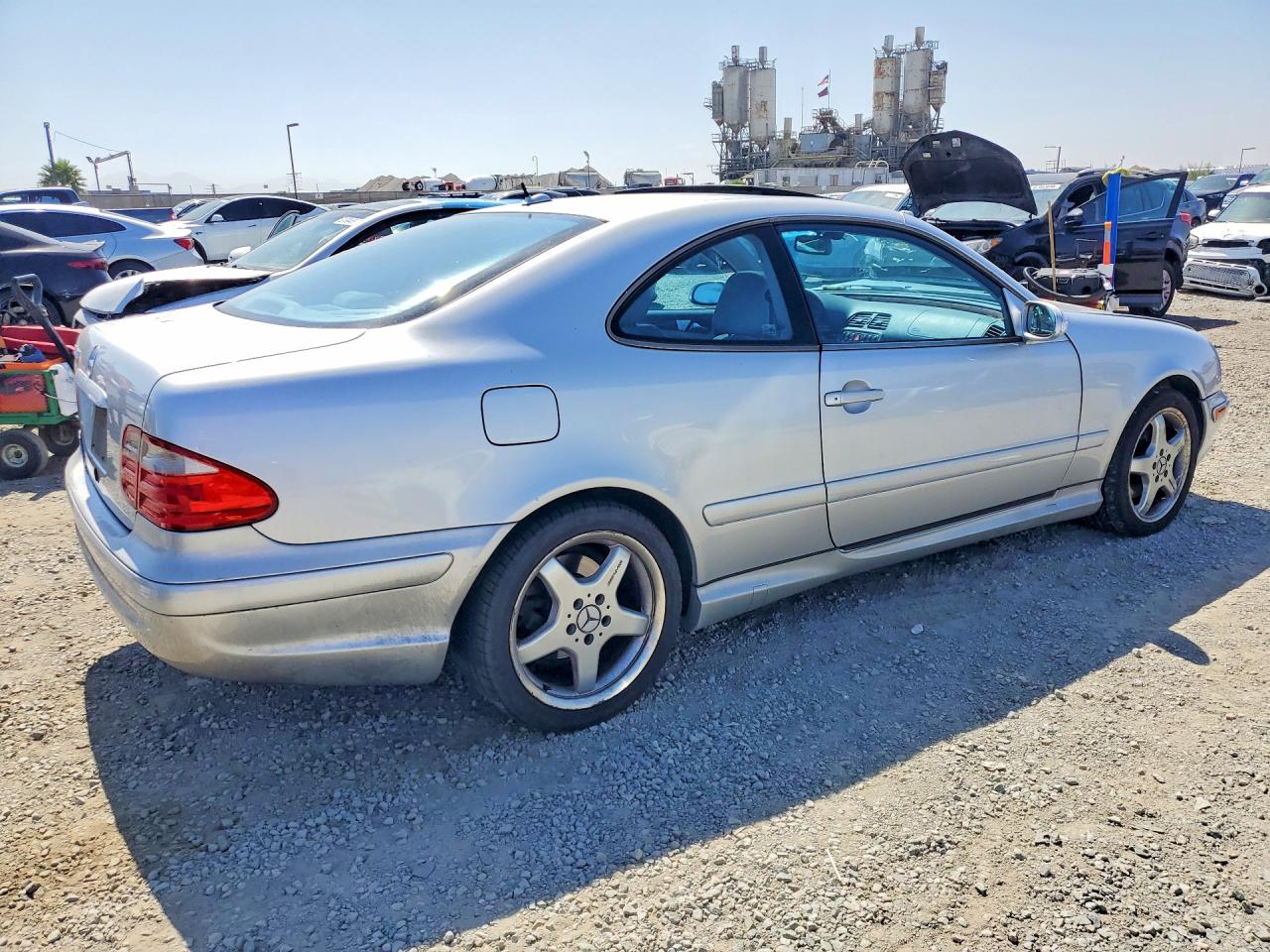 2002 Mercedes-benz Clk 430 Silver vin: WDBLJ70G02F199193