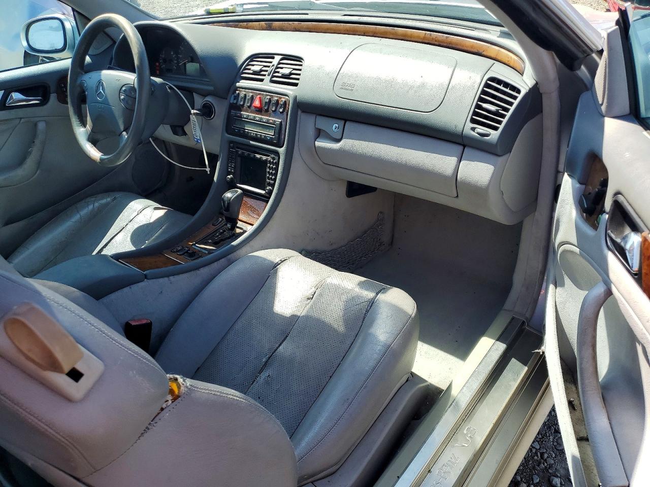 2002 Mercedes-benz Clk 430 Silver vin: WDBLJ70G02F199193