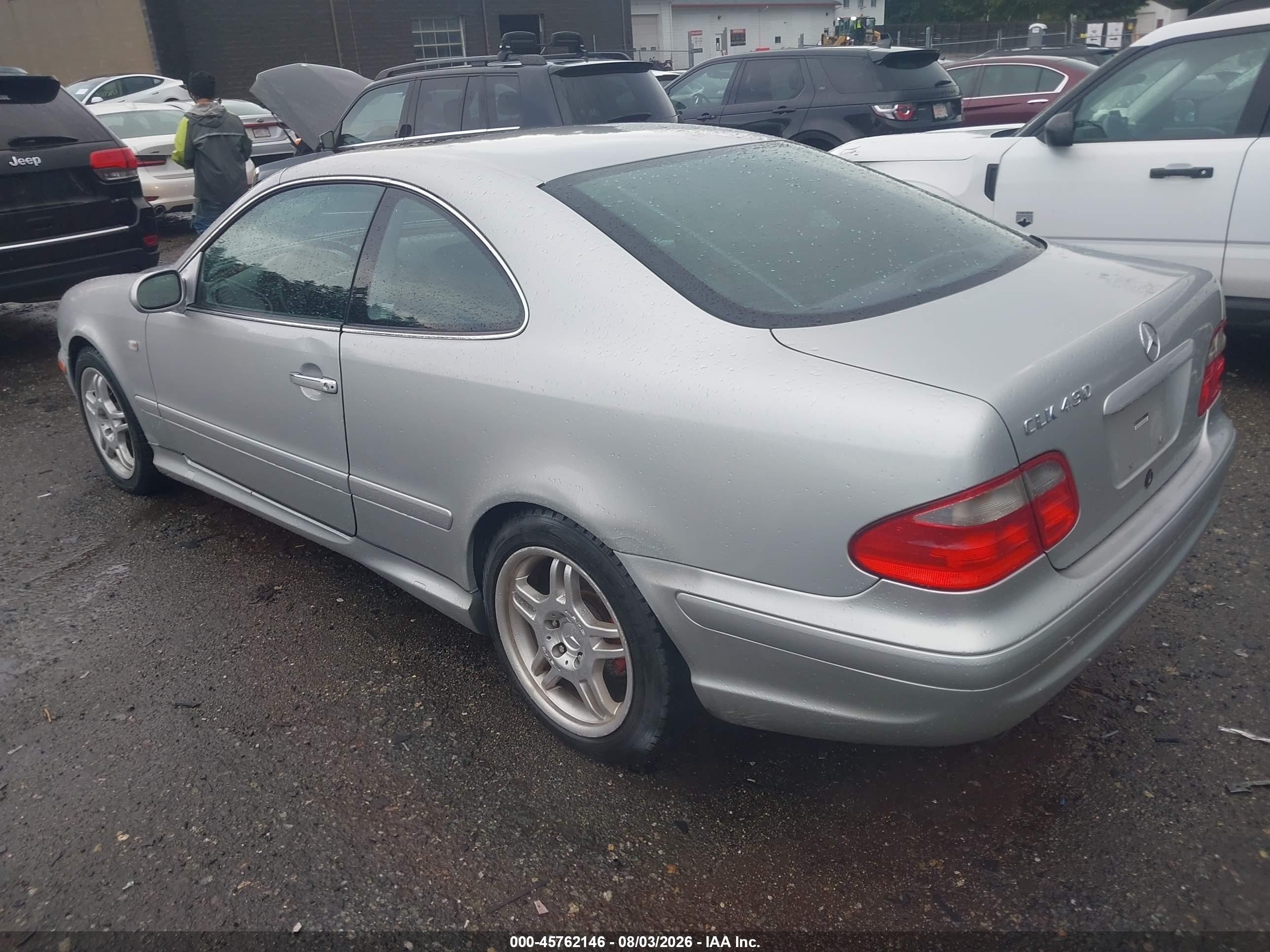1999 Mercedes-benz Clk 430   Серебряный vin: WDBLJ70G0XF105322