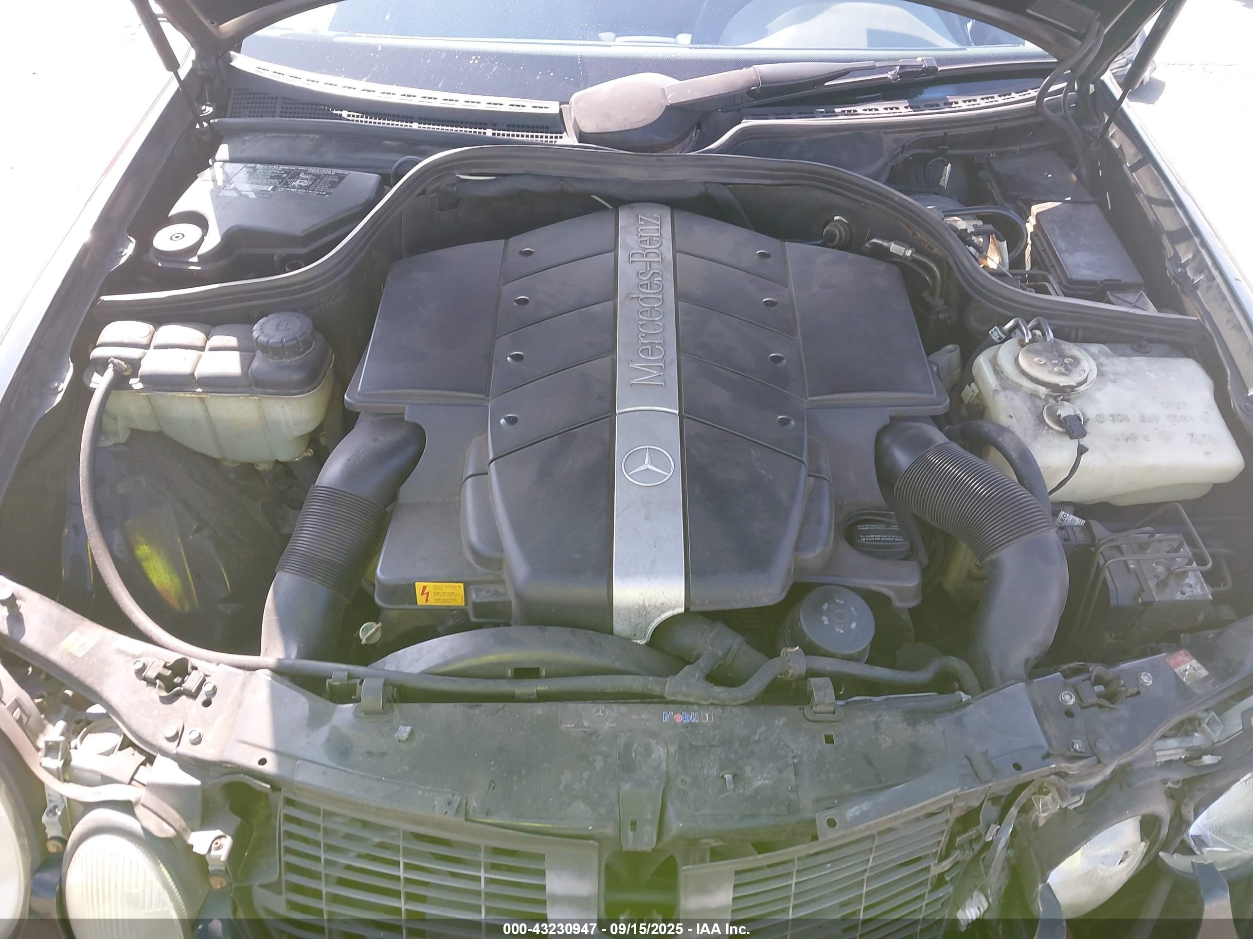 2002 Mercedes-benz Clk 430   Черный vin: WDBLJ70G22F200540
