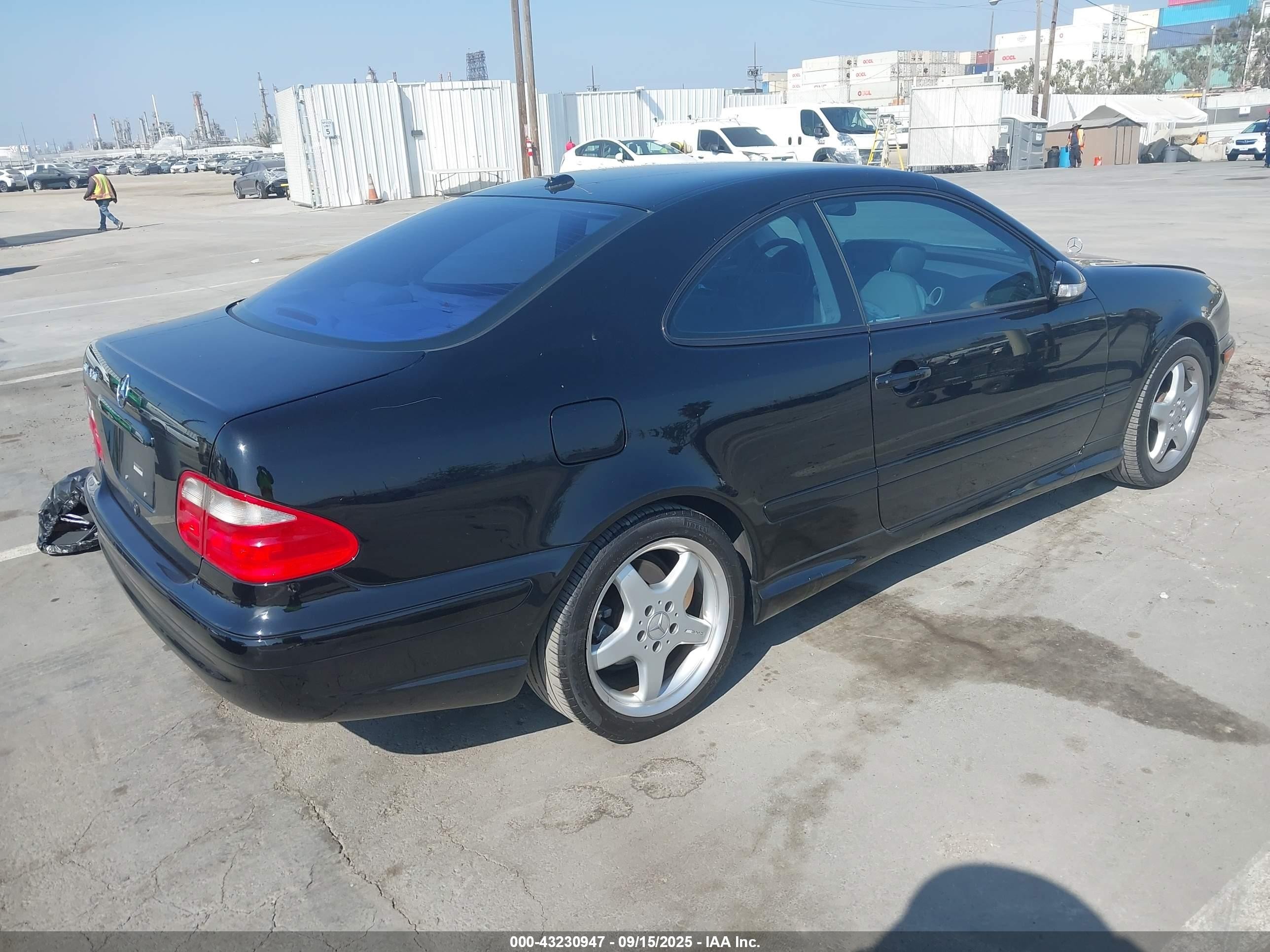 2002 Mercedes-benz Clk 430   Черный vin: WDBLJ70G22F200540