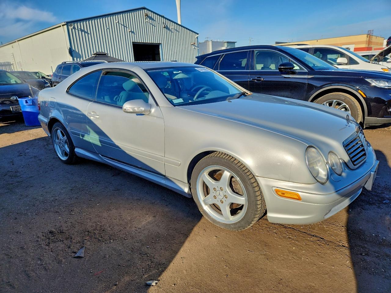 2002 Mercedes-benz Clk 430 Silver vin: WDBLJ70G22T099002