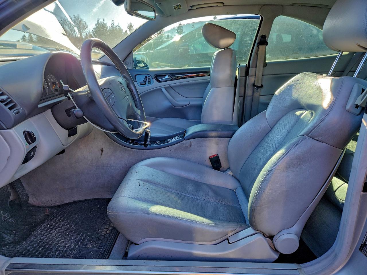 2002 Mercedes-benz Clk 430 Silver vin: WDBLJ70G22T099002