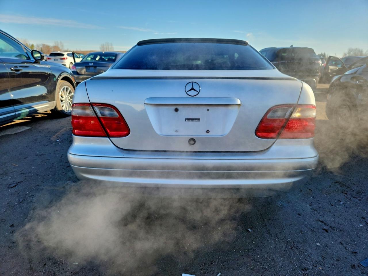 2002 Mercedes-benz Clk 430 Silver vin: WDBLJ70G22T099002