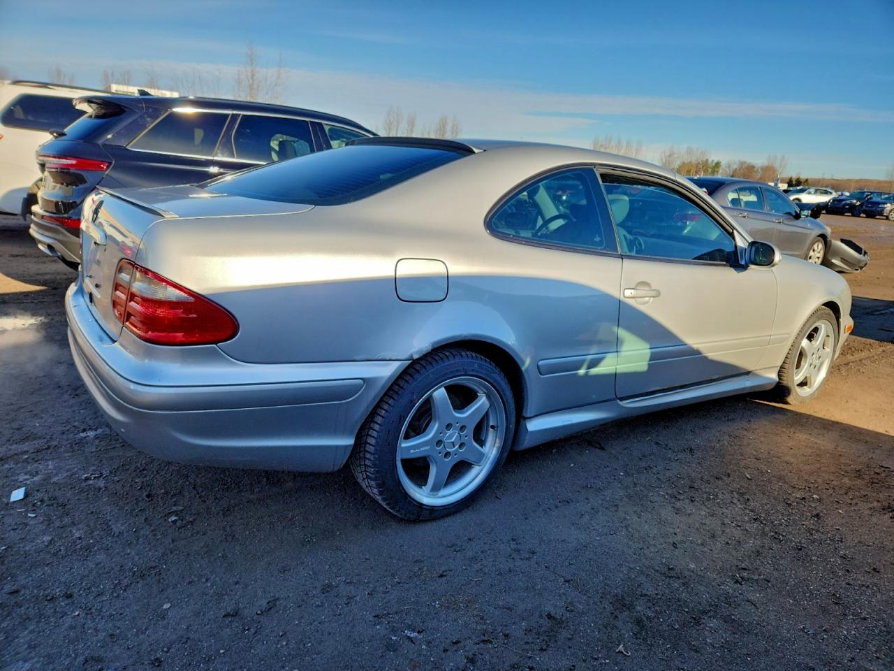 2002 Mercedes-benz Clk 430 Silver vin: WDBLJ70G22T099002