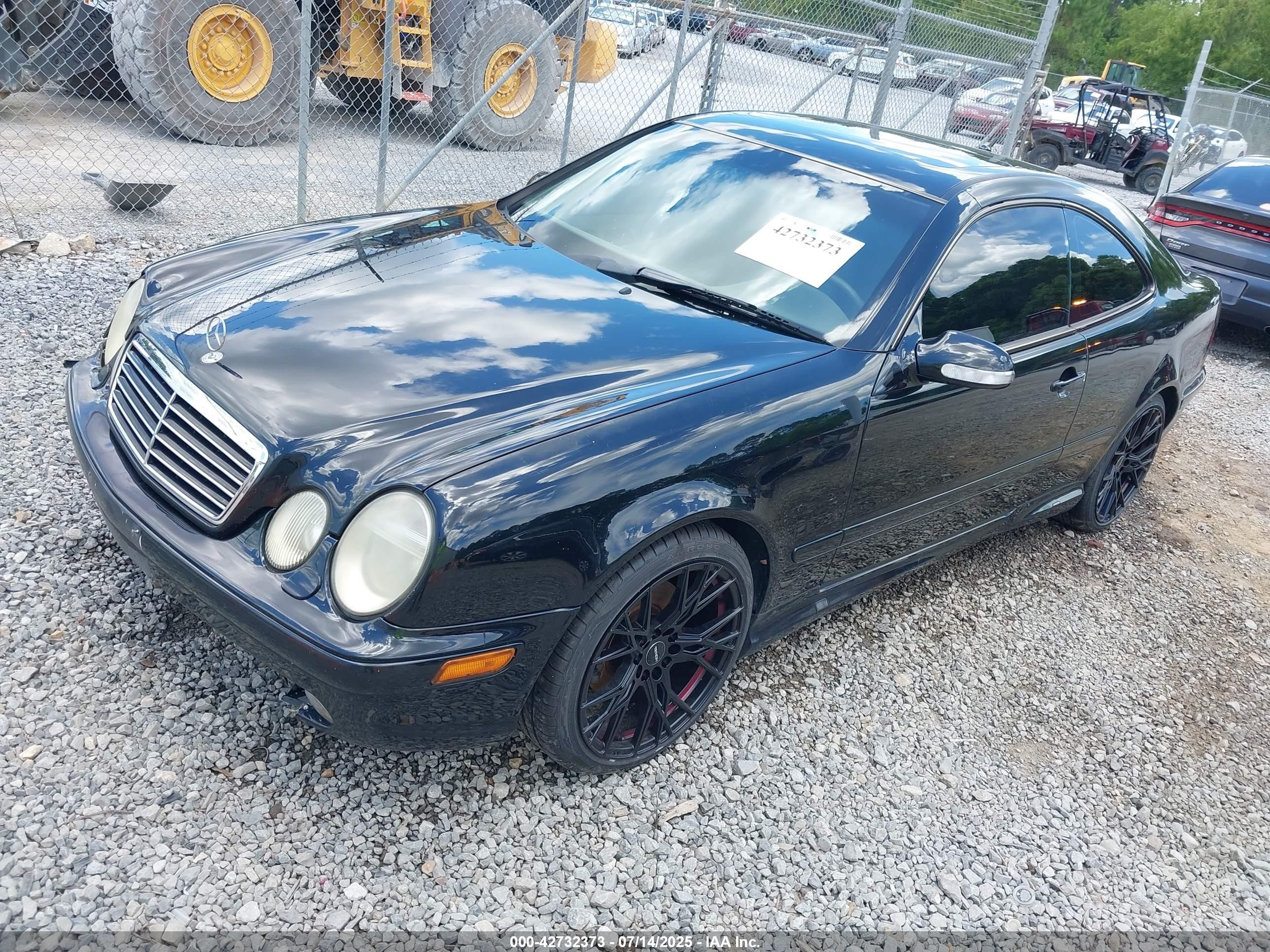 2002 Mercedes-benz Clk 430   Black vin: WDBLJ70G32T110122