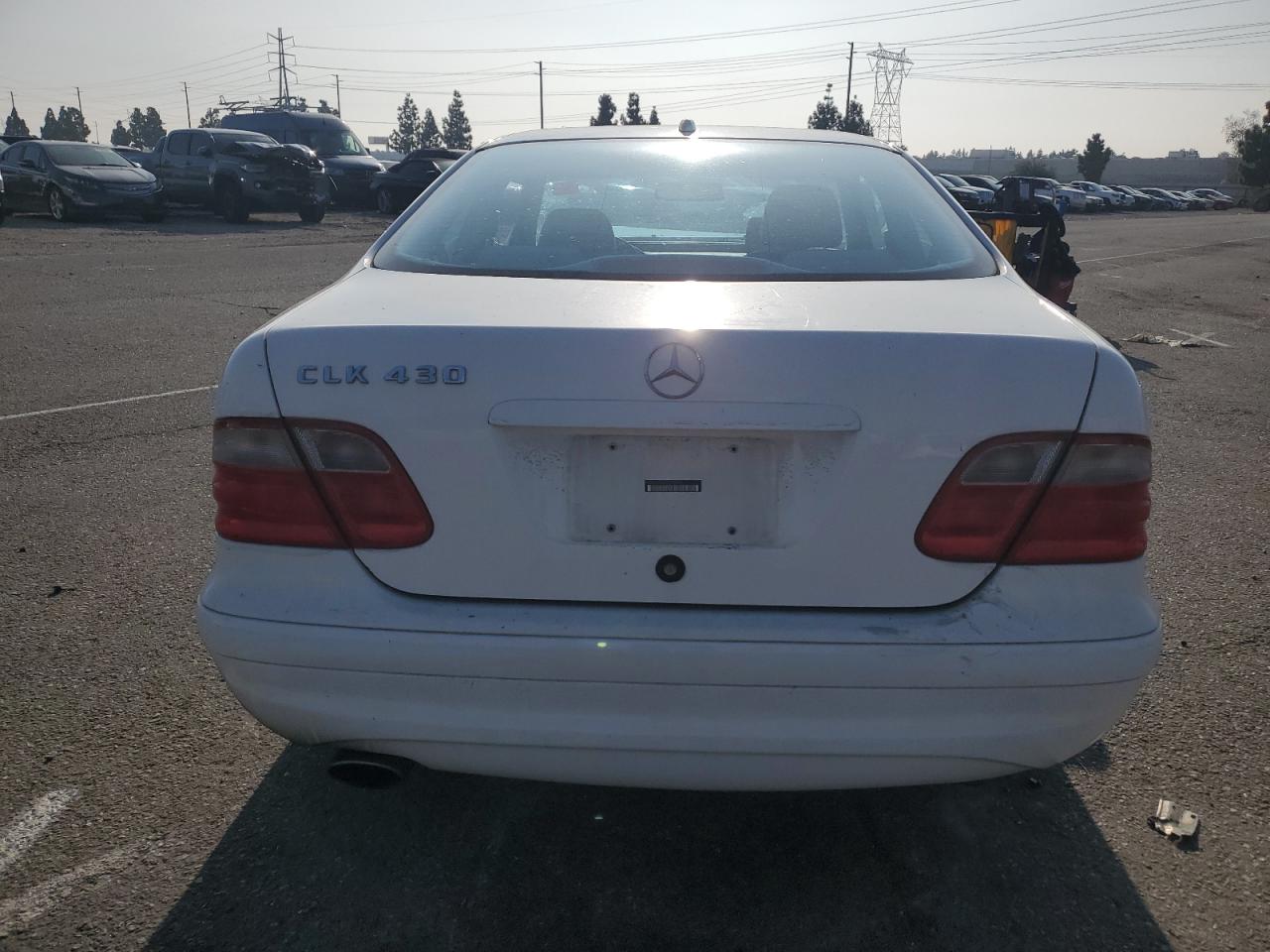 2002 Mercedes-benz Clk 430 White vin: WDBLJ70G32T123792