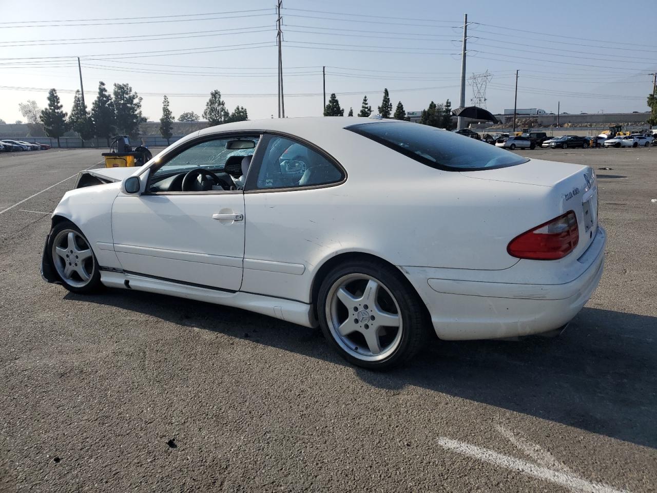 2002 Mercedes-benz Clk 430 White vin: WDBLJ70G32T123792