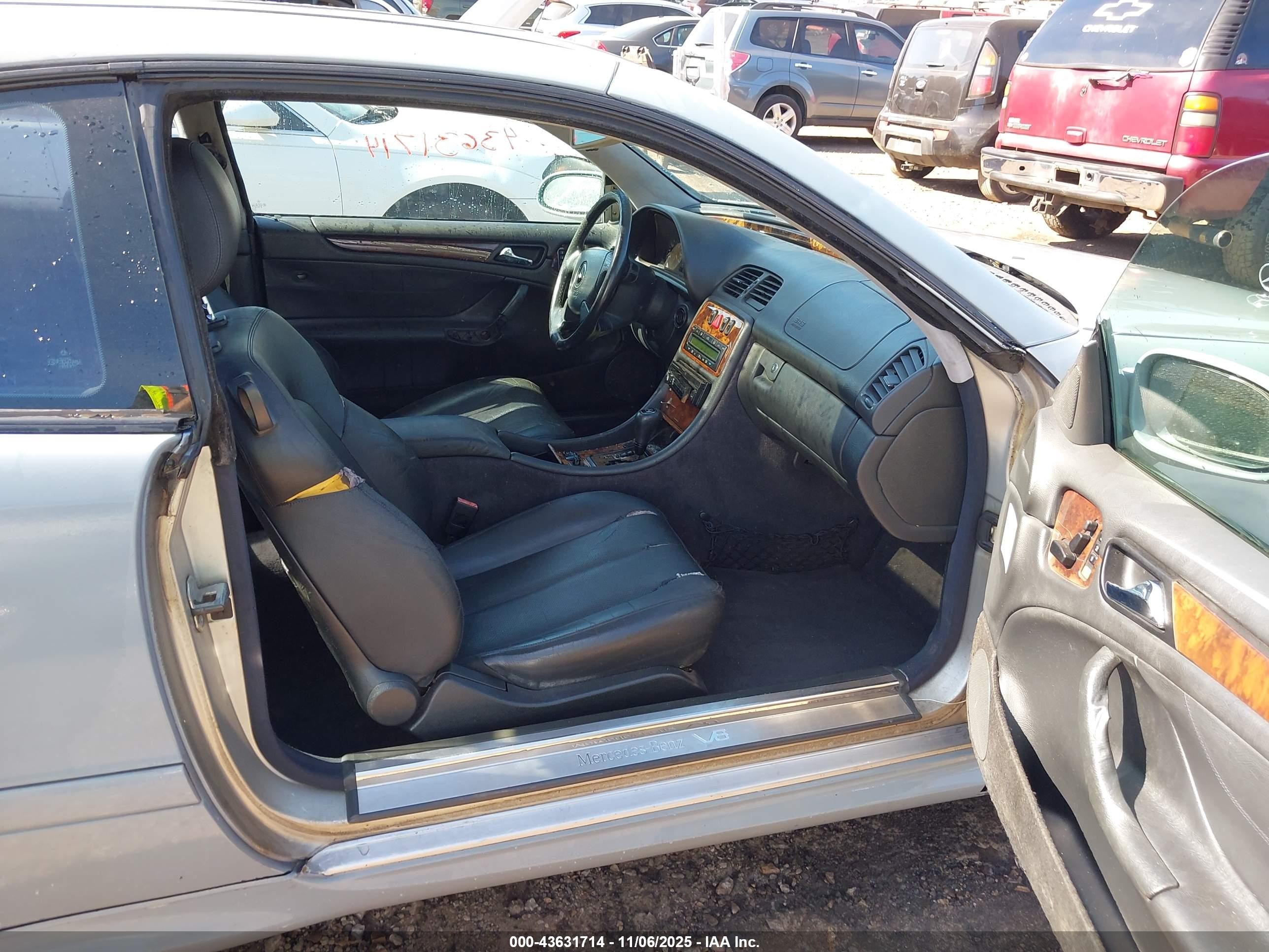 1999 Mercedes-benz Clk 430   Blue vin: WDBLJ70G3XF087429