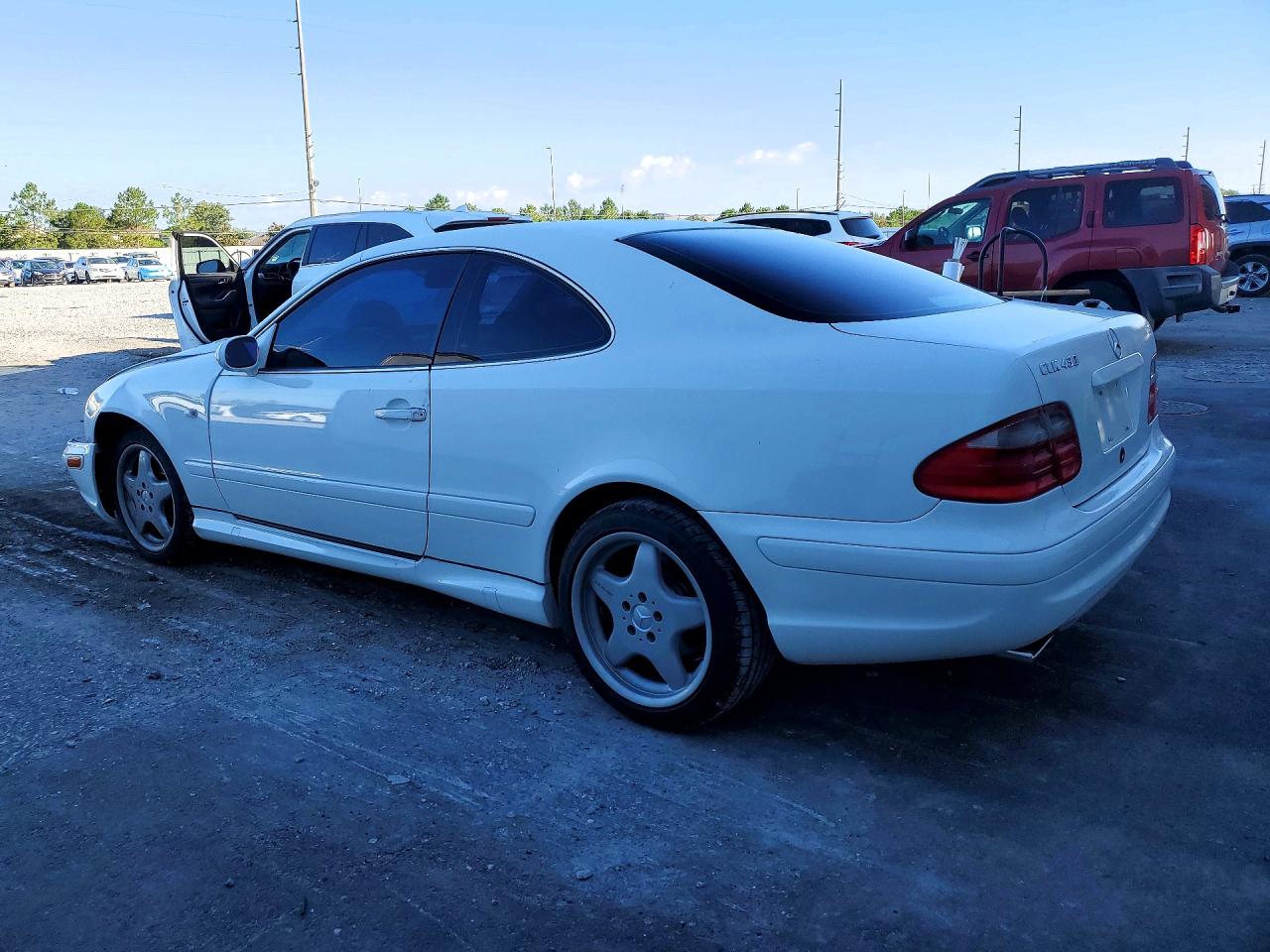 1999 Mercedes-benz Clk 430 White vin: WDBLJ70G4XF100267