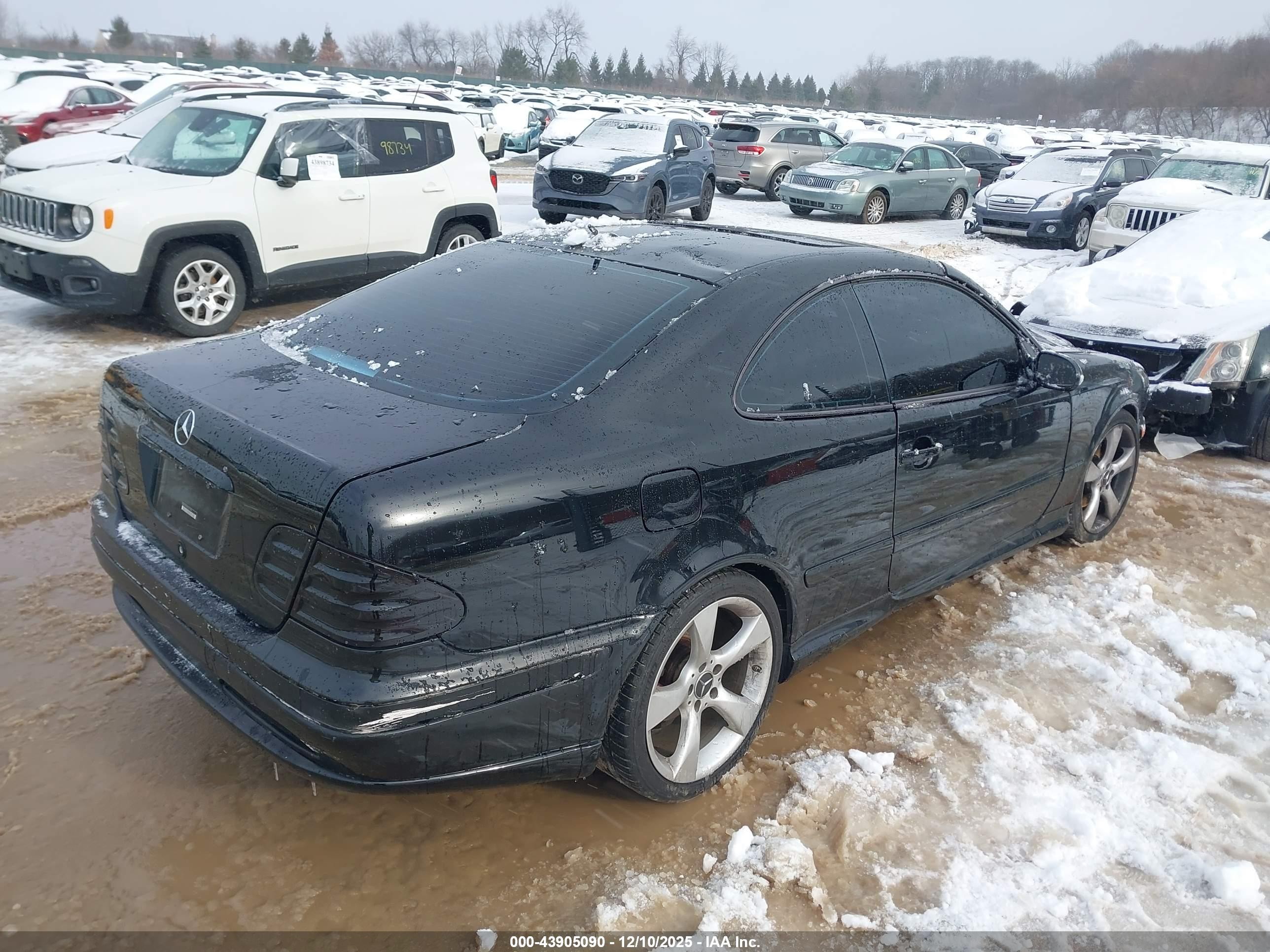 2002 Mercedes-benz Clk 430   Black vin: WDBLJ70G52F201746