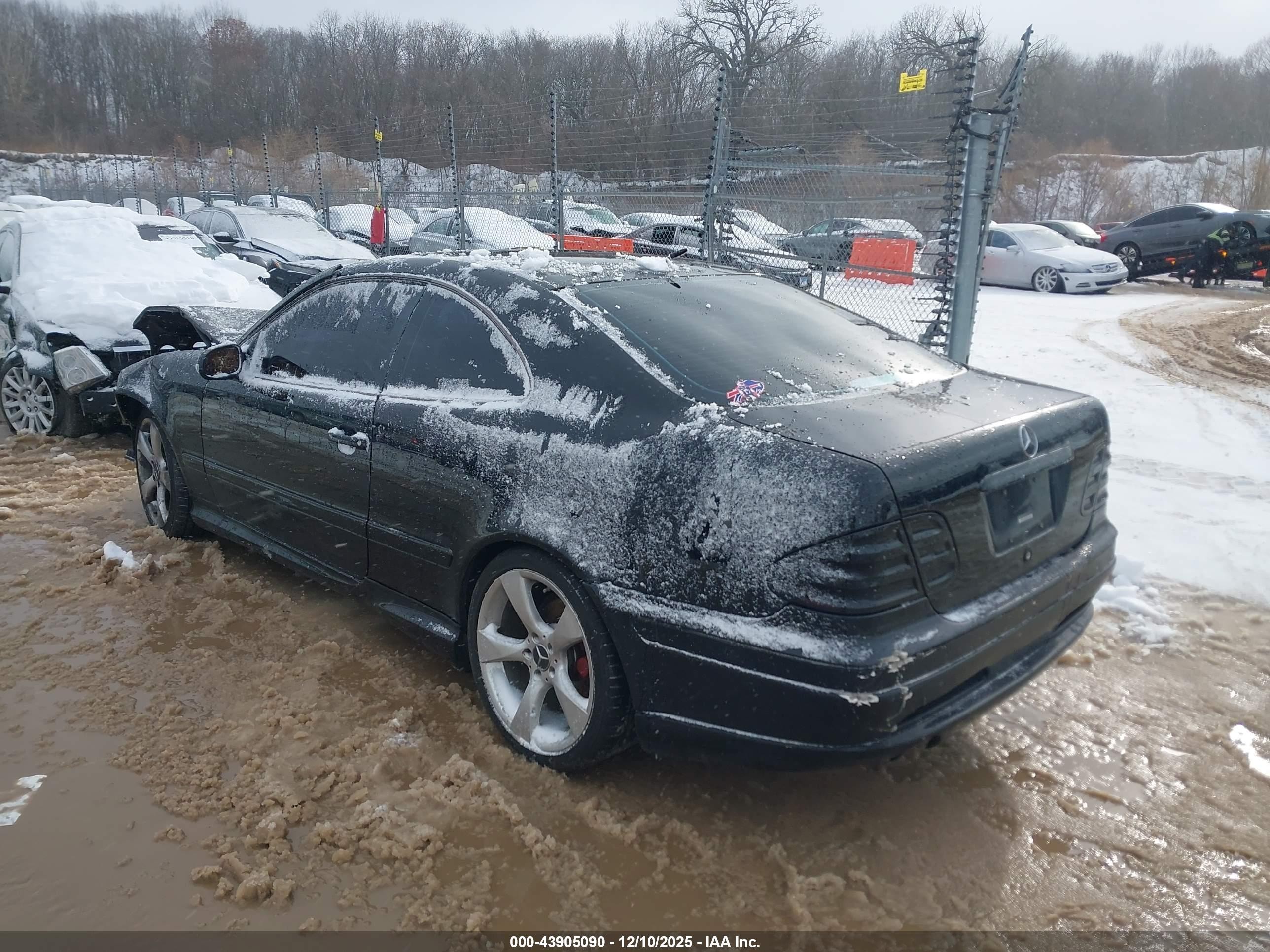 2002 Mercedes-benz Clk 430   Black vin: WDBLJ70G52F201746