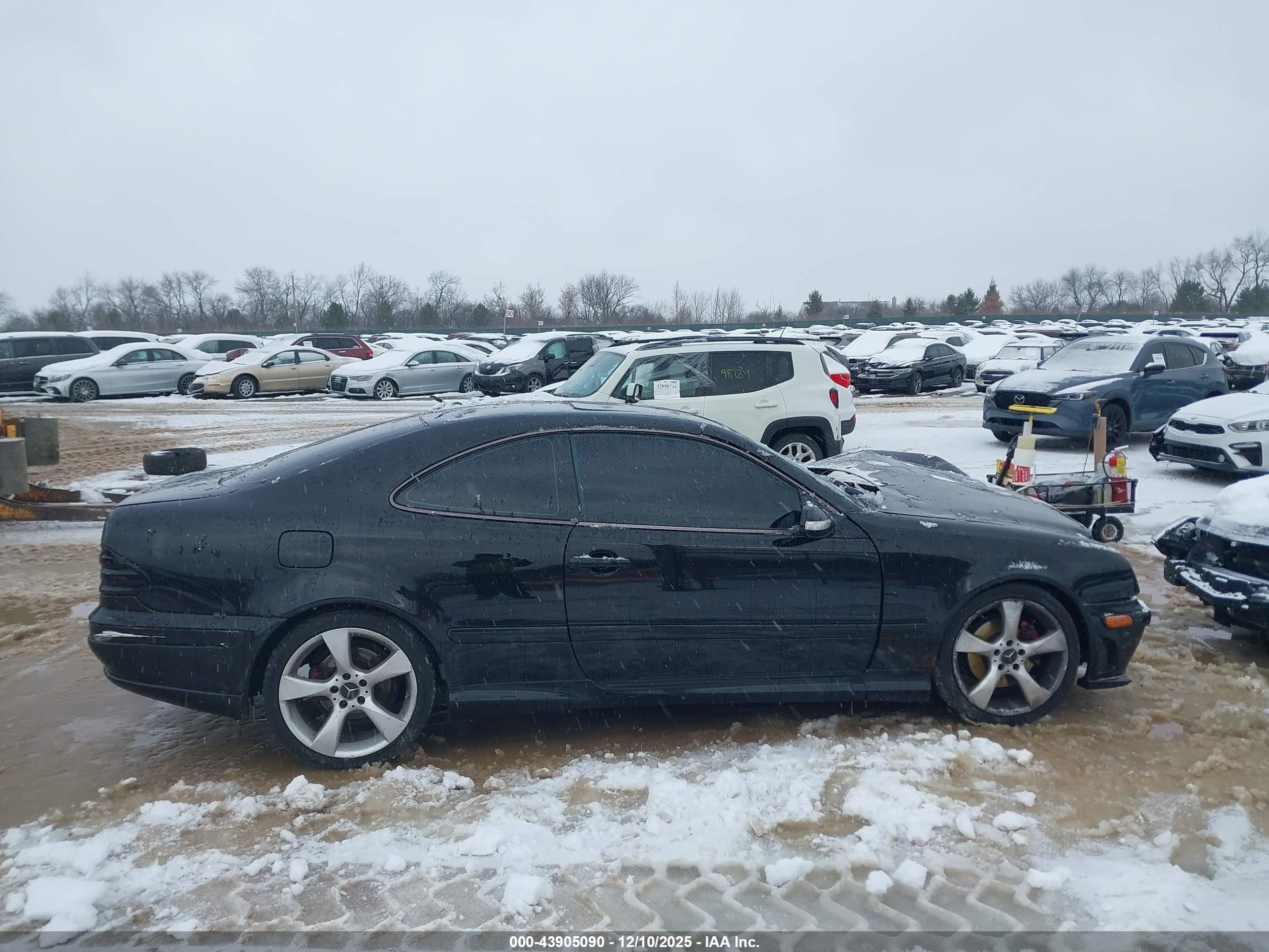 2002 Mercedes-benz Clk 430   Black vin: WDBLJ70G52F201746