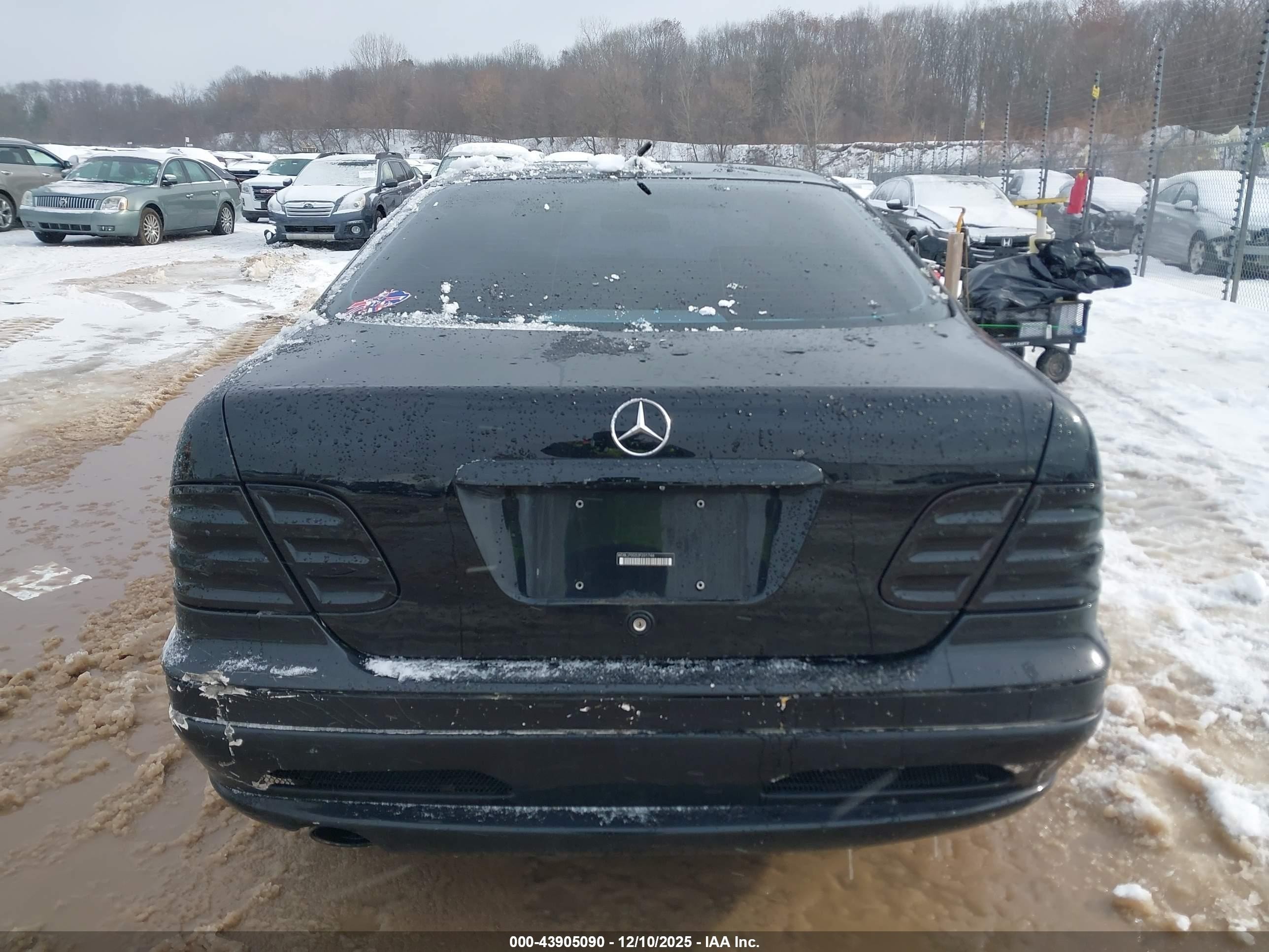 2002 Mercedes-benz Clk 430   Black vin: WDBLJ70G52F201746