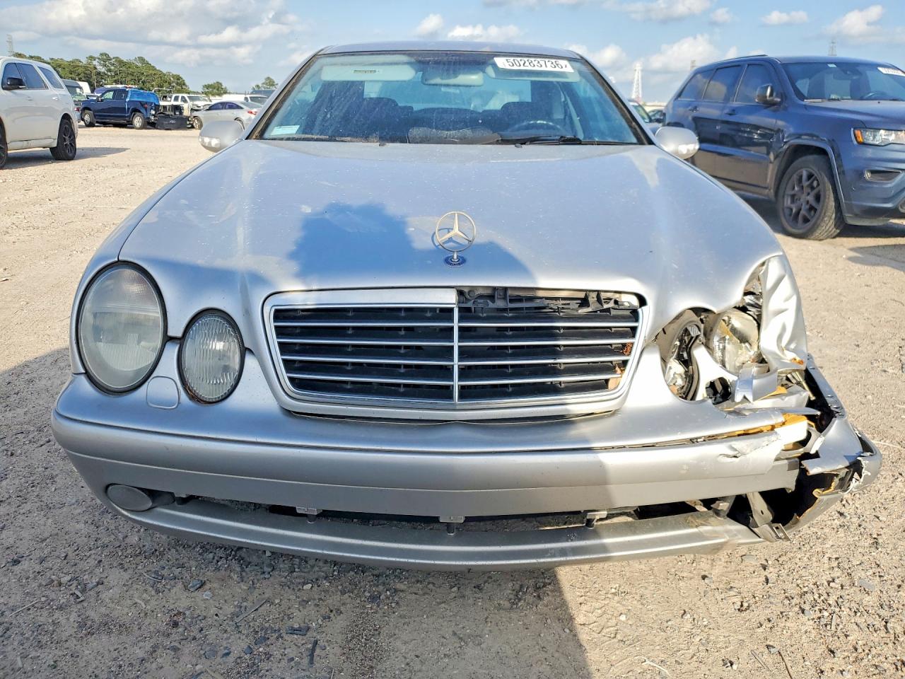 2002 Mercedes-benz Clk 430 Silver vin: WDBLJ70G52T094750