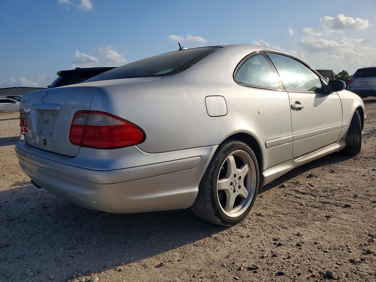 2002 Mercedes-benz Clk 430 Silver vin: WDBLJ70G52T094750