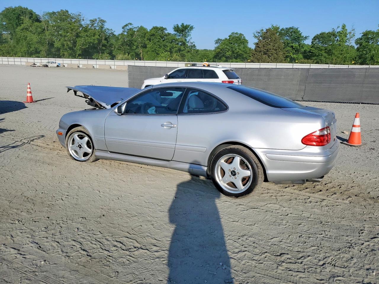 2001 Mercedes-benz Clk 430 Silver vin: WDBLJ70G61F175379