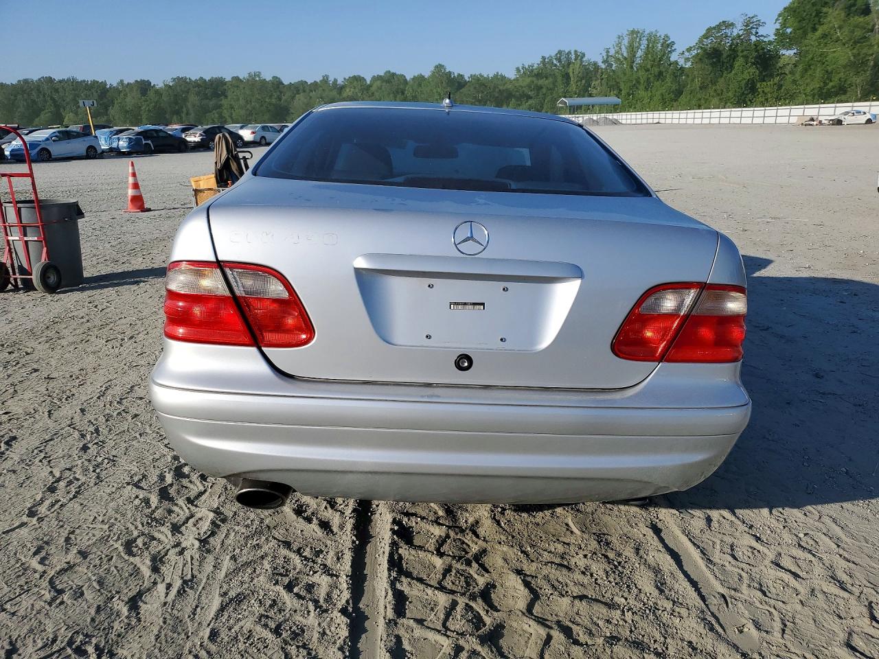 2001 Mercedes-benz Clk 430 Silver vin: WDBLJ70G61F175379