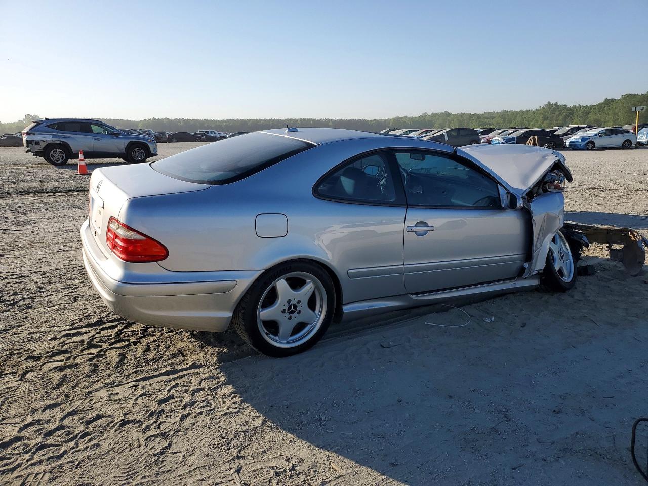 2001 Mercedes-benz Clk 430 Silver vin: WDBLJ70G61F175379