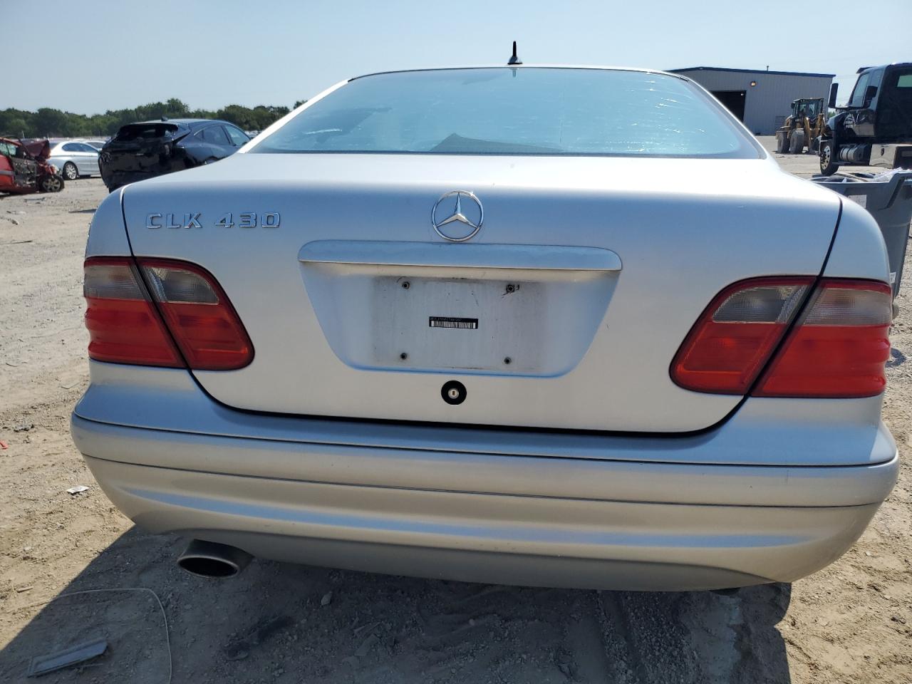 2002 Mercedes-benz Clk 430 Silver vin: WDBLJ70G62T107067