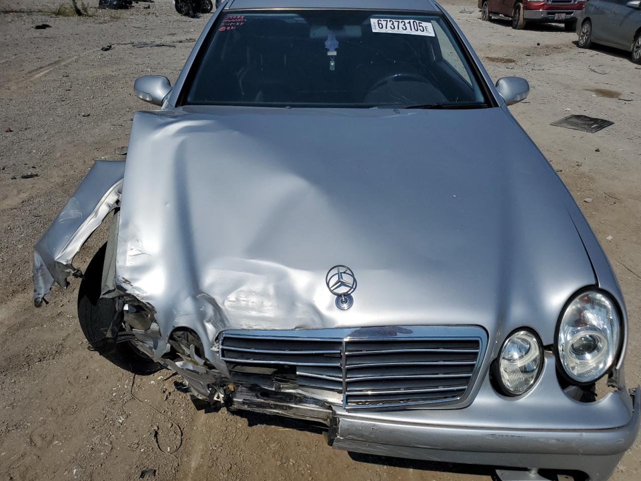 2002 Mercedes-benz Clk 430 Silver vin: WDBLJ70G62T107067