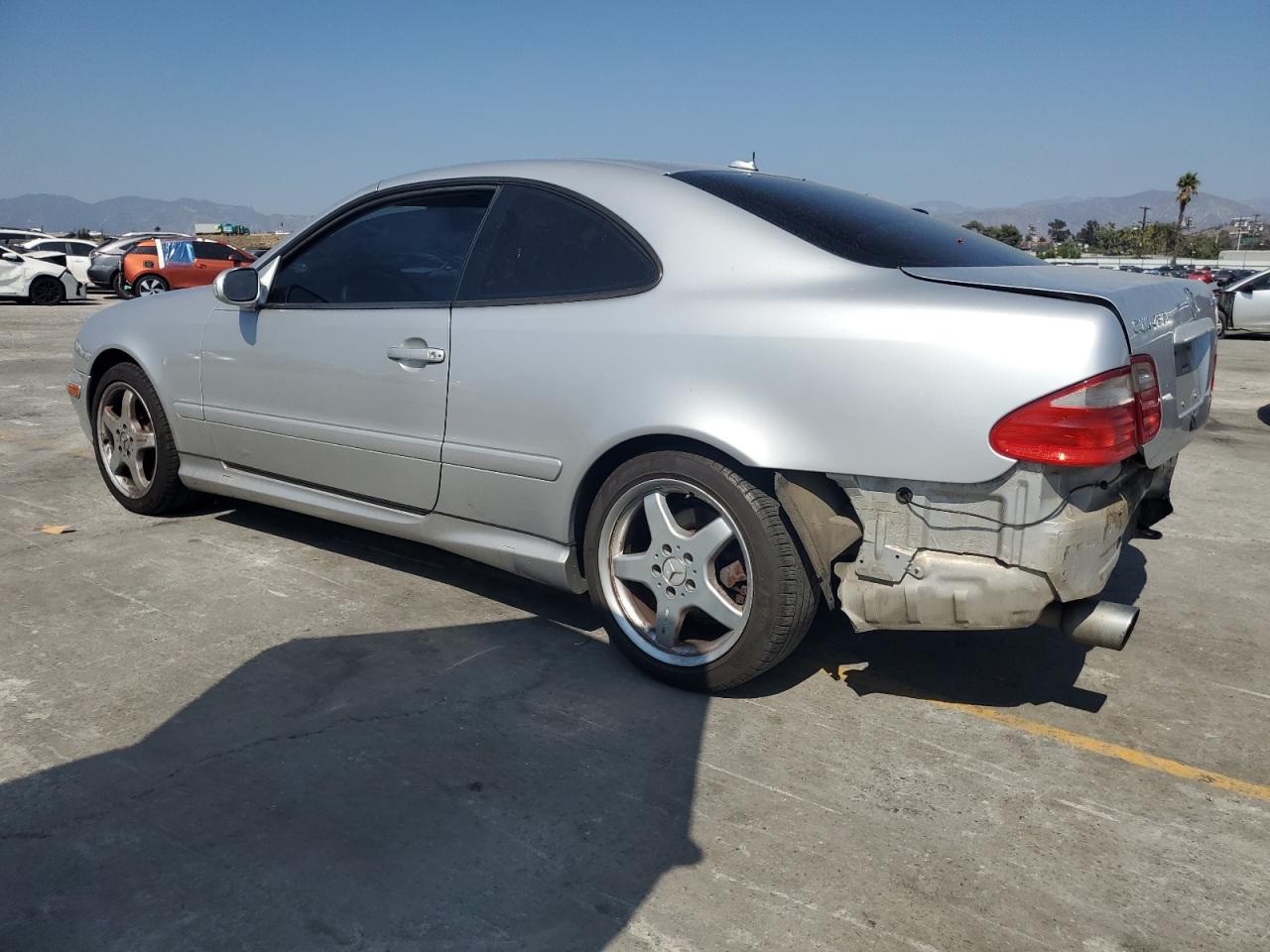 2002 Mercedes-benz Clk 430 Silver vin: WDBLJ70G72F193584