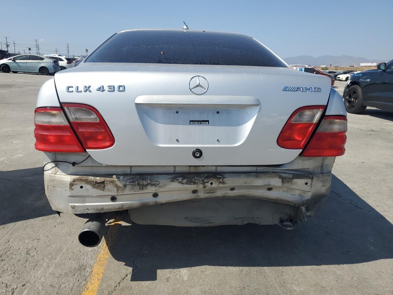 2002 Mercedes-benz Clk 430 Silver vin: WDBLJ70G72F193584