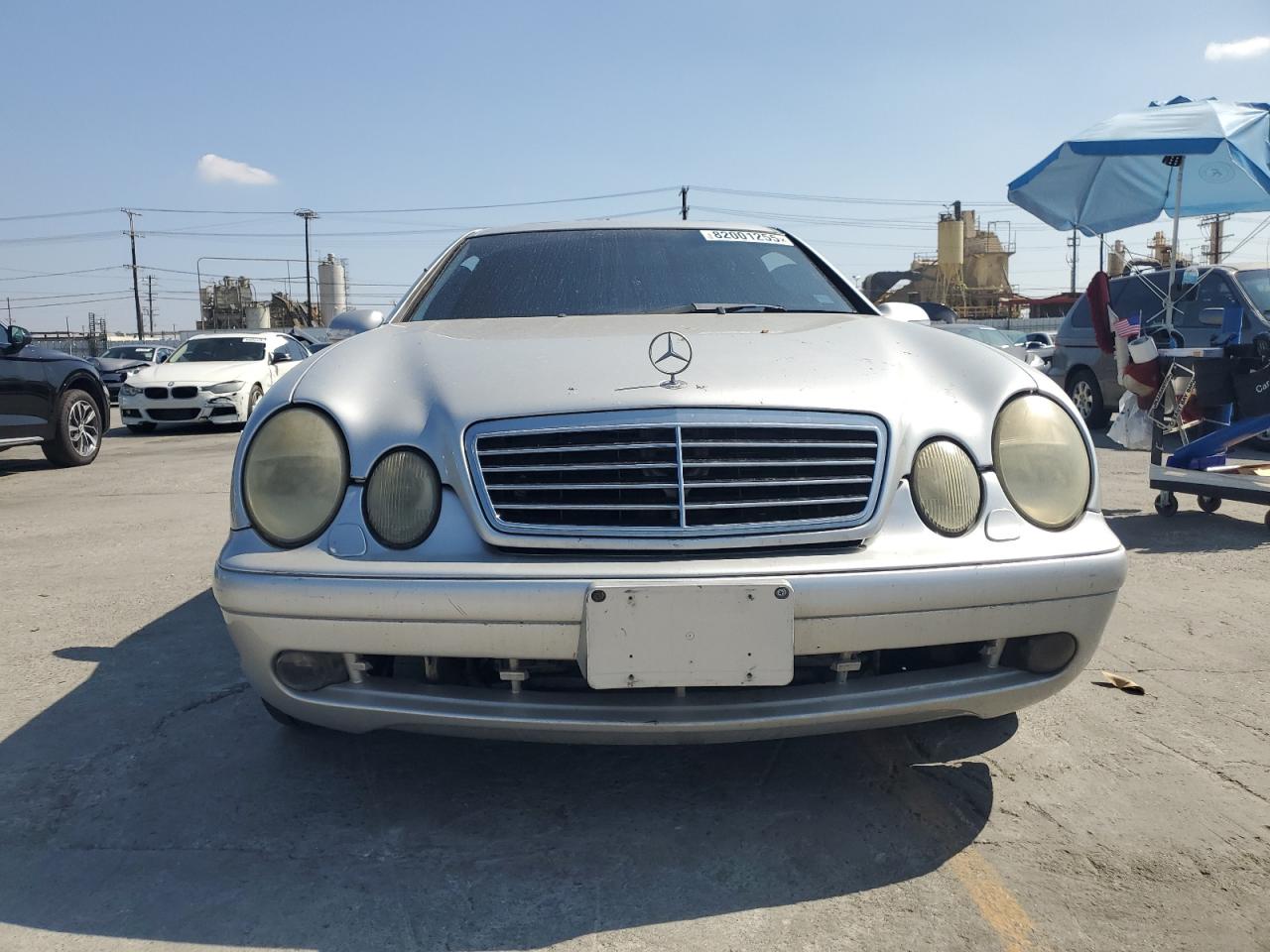 2002 Mercedes-benz Clk 430 Silver vin: WDBLJ70G72F193584