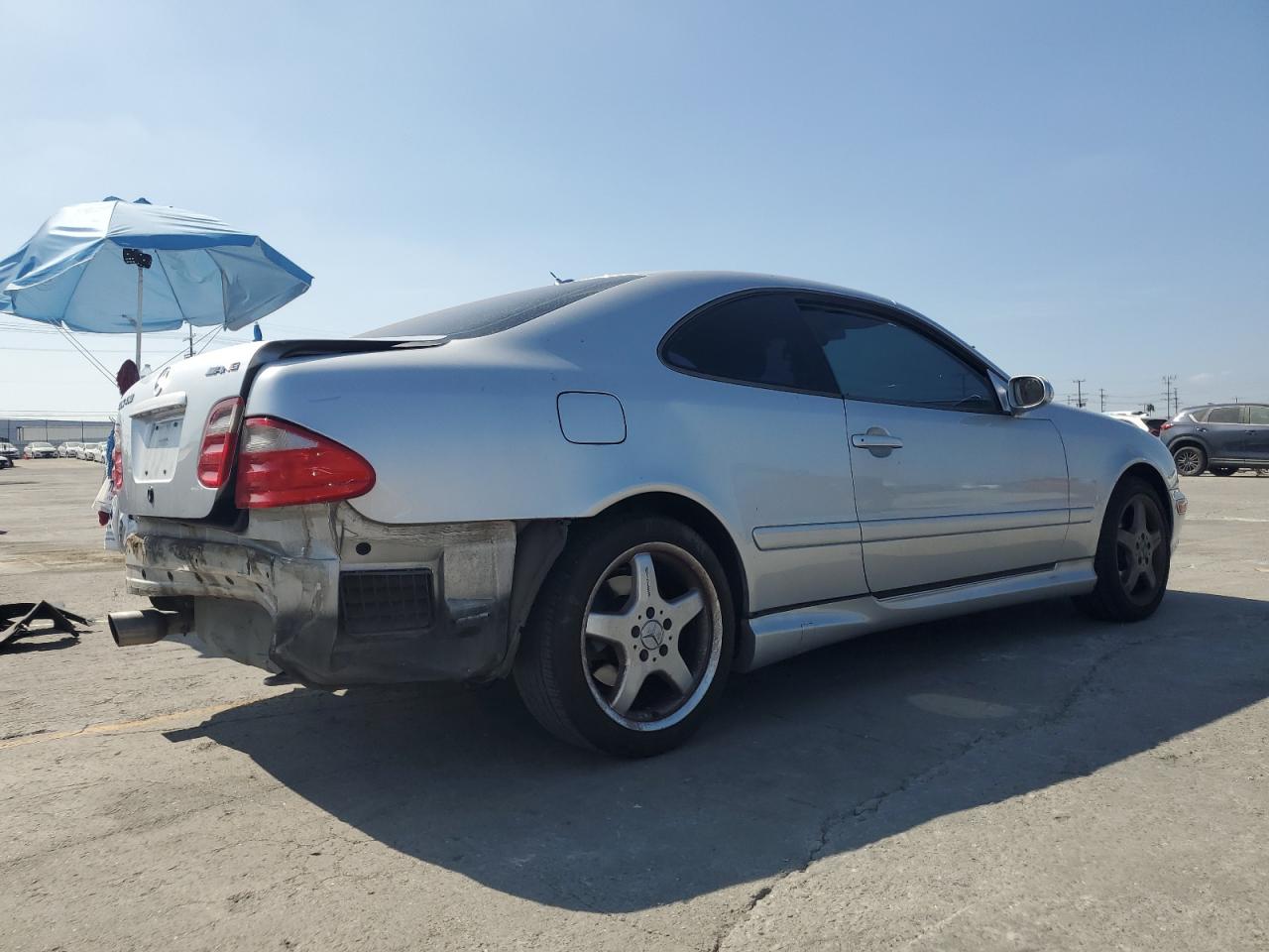2002 Mercedes-benz Clk 430 Silver vin: WDBLJ70G72F193584