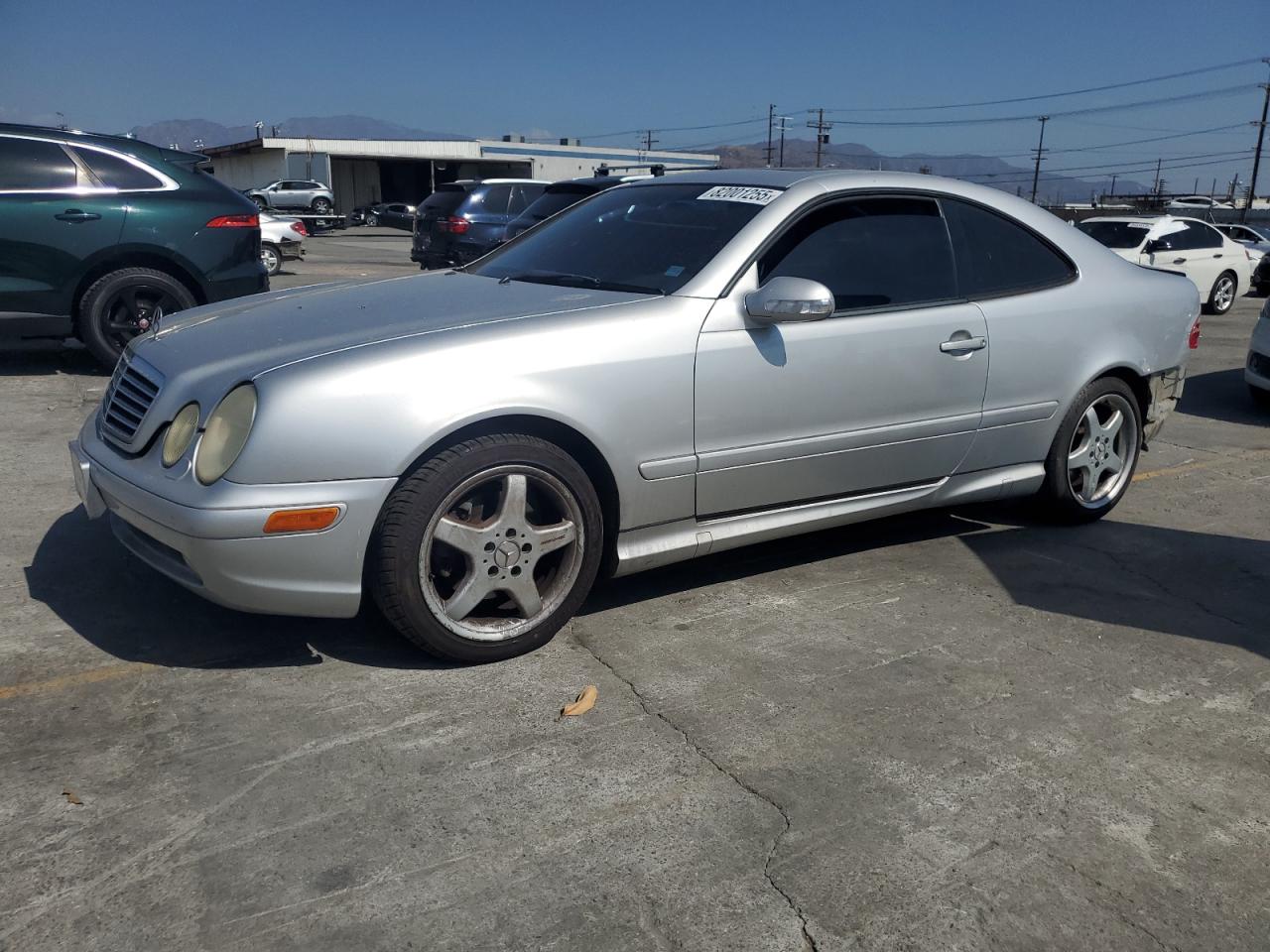 2002 Mercedes-benz Clk 430 Серебряный vin: WDBLJ70G72F193584