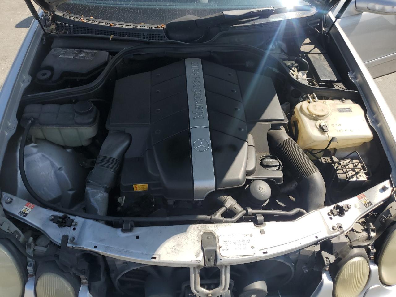 2002 Mercedes-benz Clk 430 Silver vin: WDBLJ70G72F193584