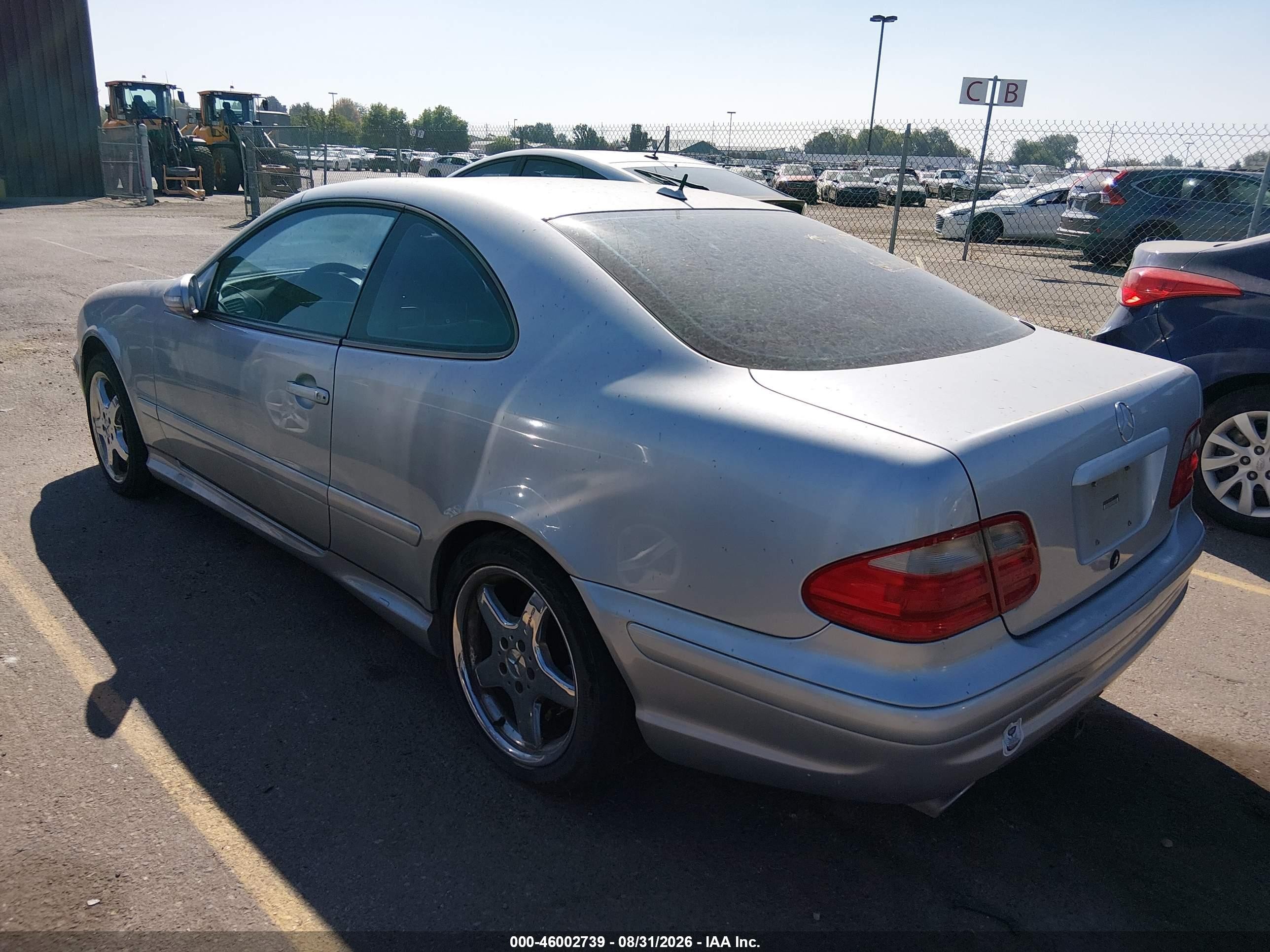 2002 Mercedes-benz Clk 430   Silver vin: WDBLJ70G72F194699