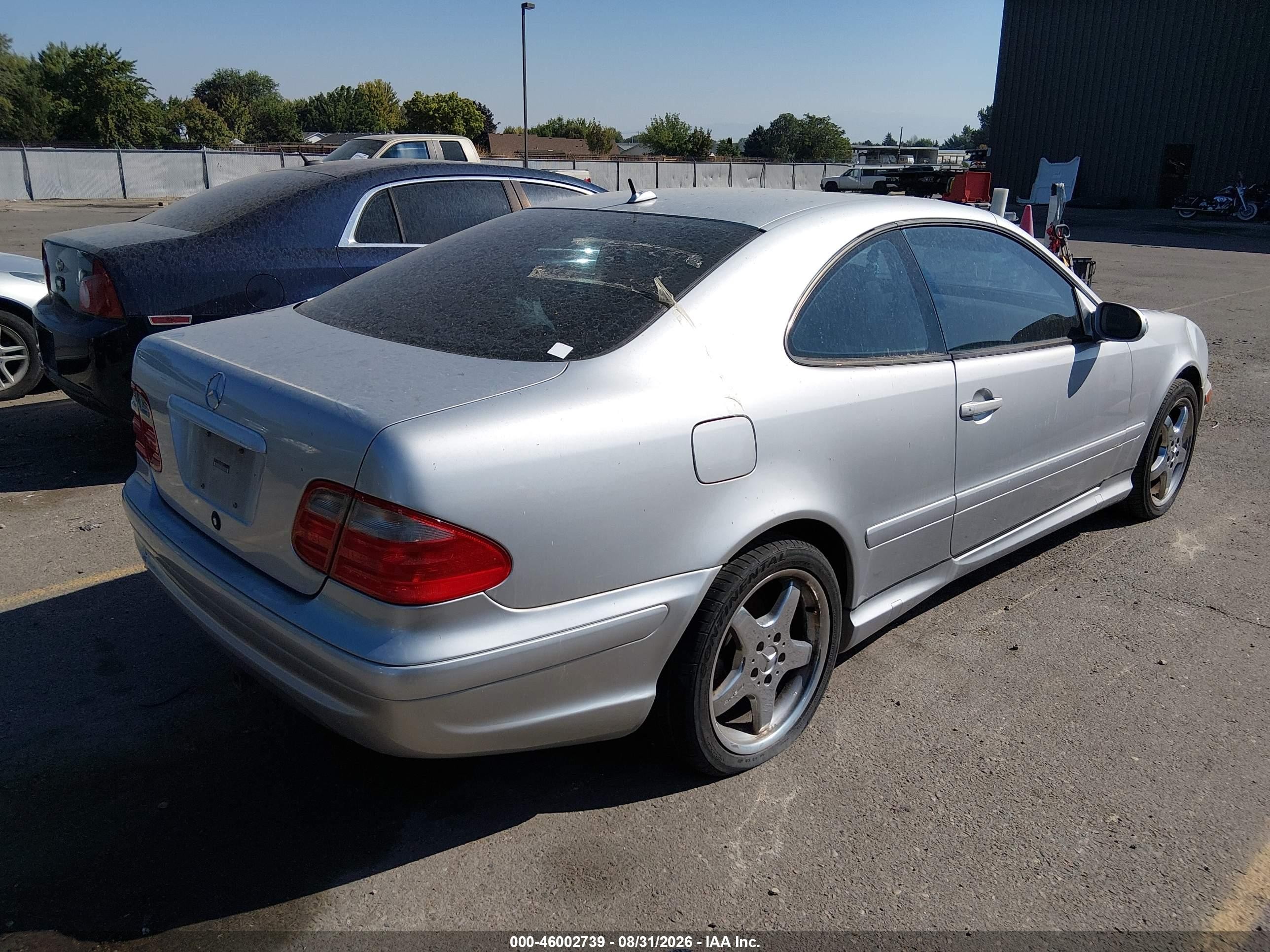 2002 Mercedes-benz Clk 430   Silver vin: WDBLJ70G72F194699