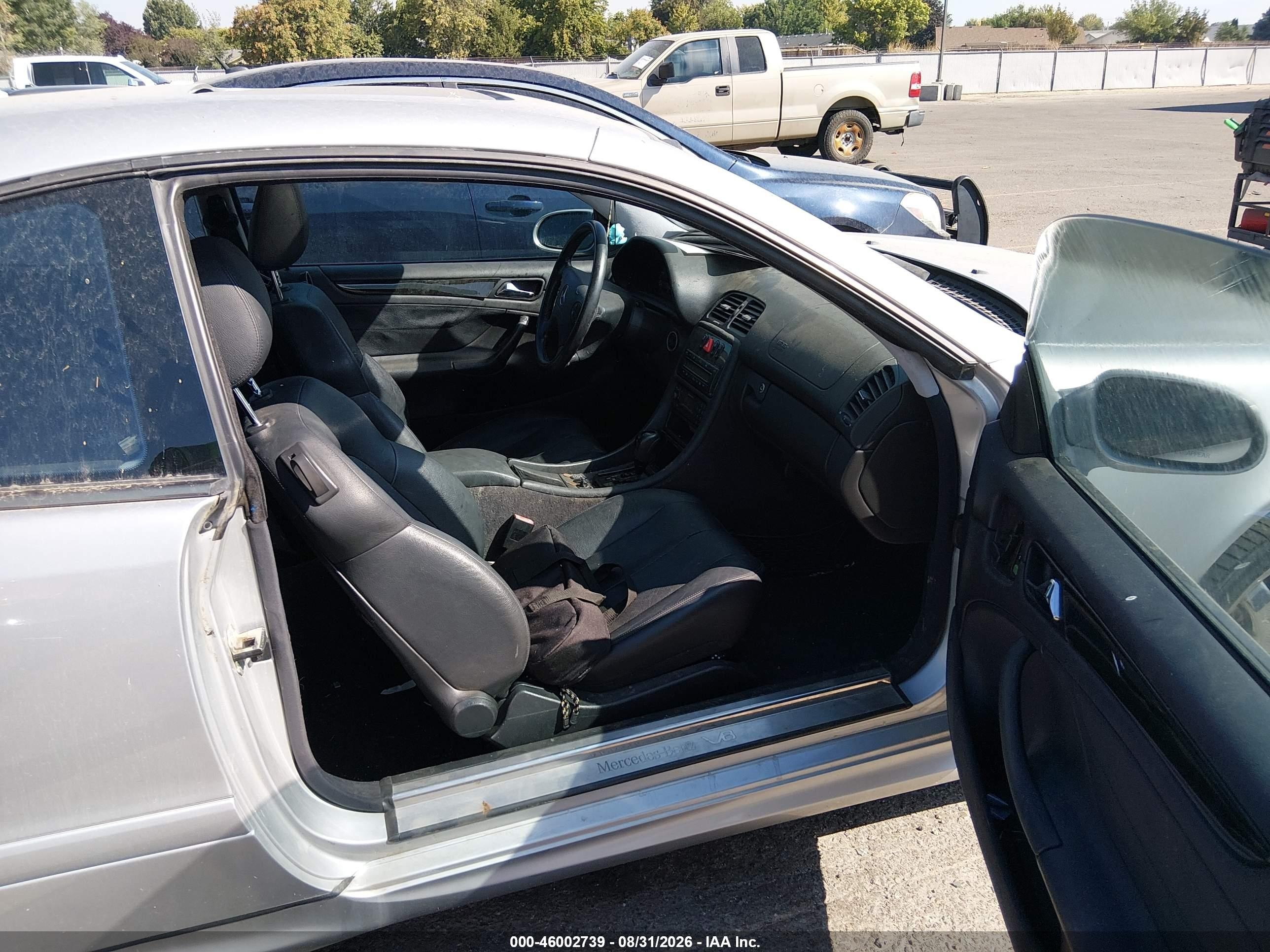 2002 Mercedes-benz Clk 430   Silver vin: WDBLJ70G72F194699