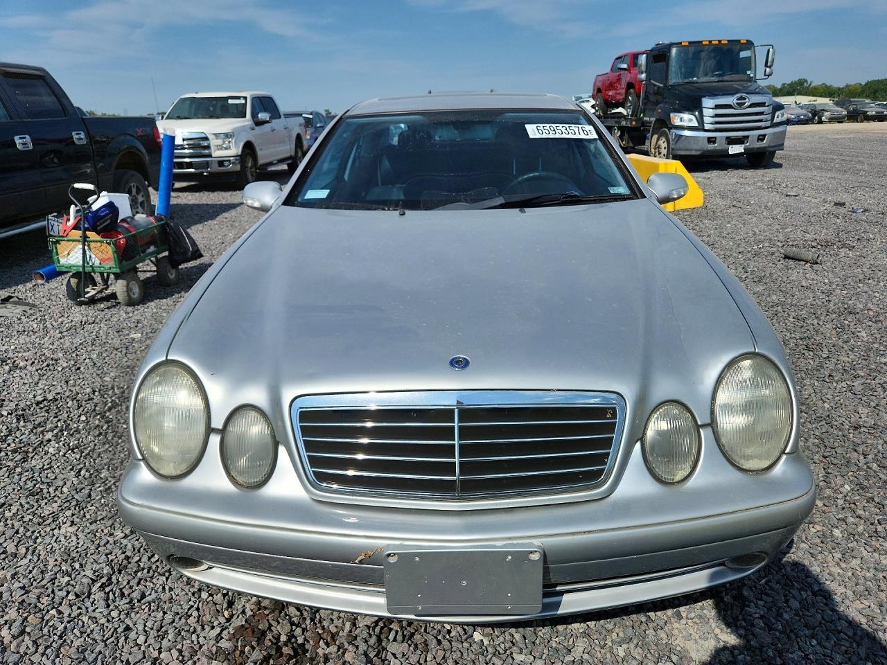 2002 Mercedes-benz Clk 430 Серебряный vin: WDBLJ70G72T119373