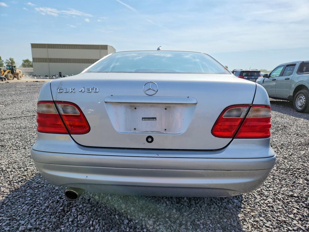 2002 Mercedes-benz Clk 430 Серебряный vin: WDBLJ70G72T119373