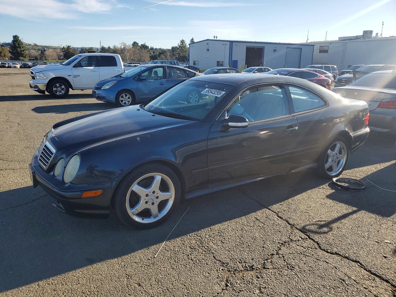 2002 Mercedes-benz Clk 430 Black vin: WDBLJ70G72T123214