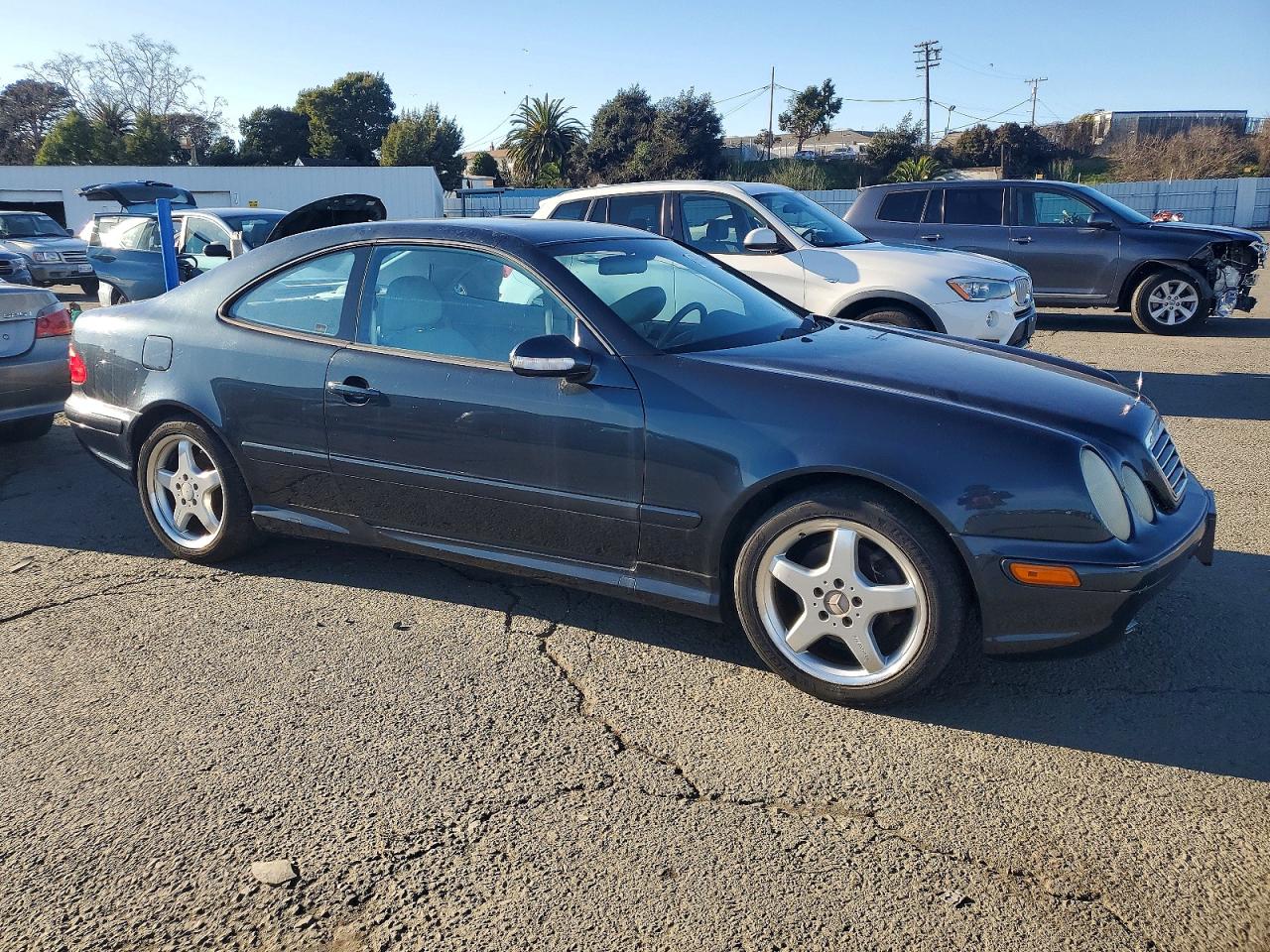 2002 Mercedes-benz Clk 430 Black vin: WDBLJ70G72T123214