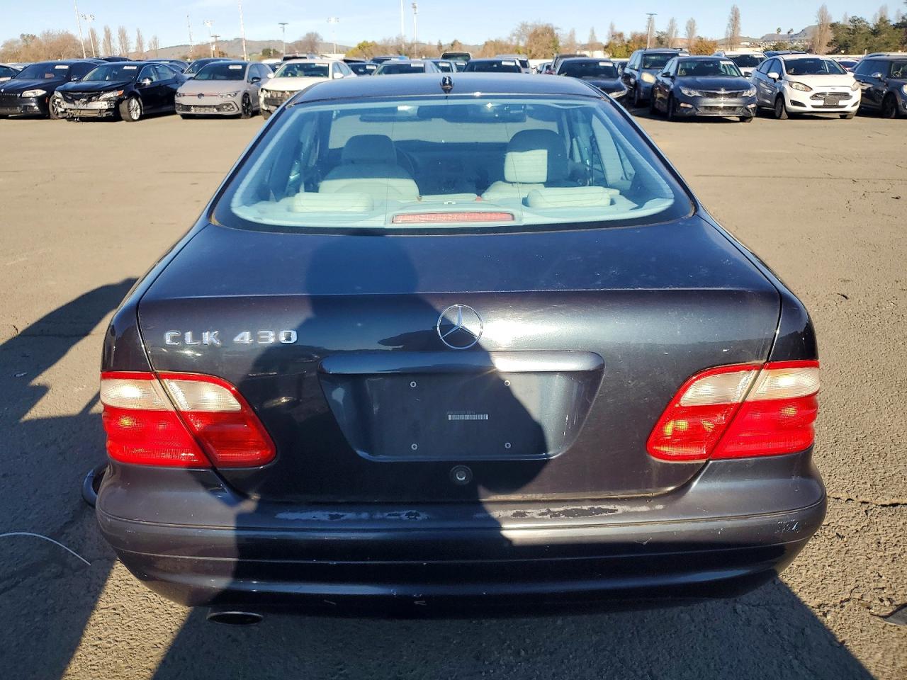 2002 Mercedes-benz Clk 430 Black vin: WDBLJ70G72T123214