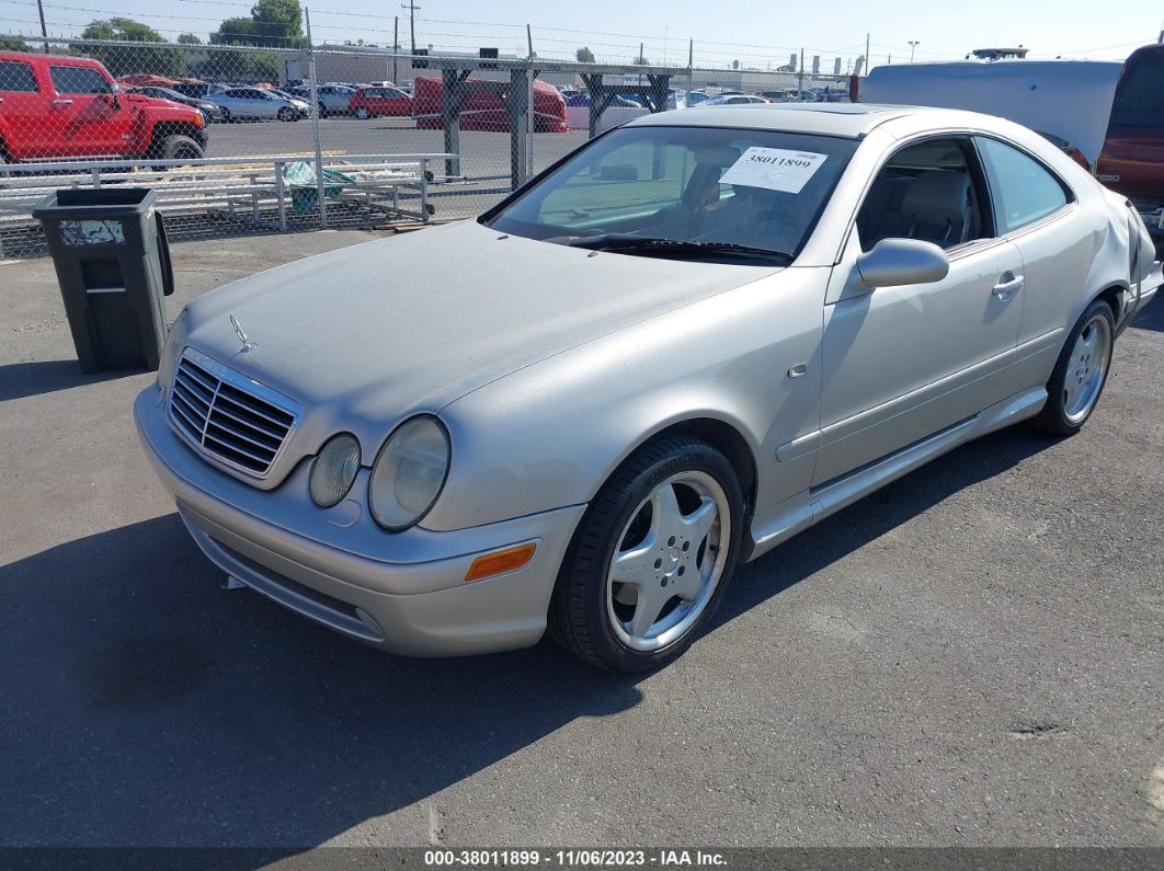 1999 Mercedes-benz Clk 430 Silver vin: WDBLJ70G7XF062419