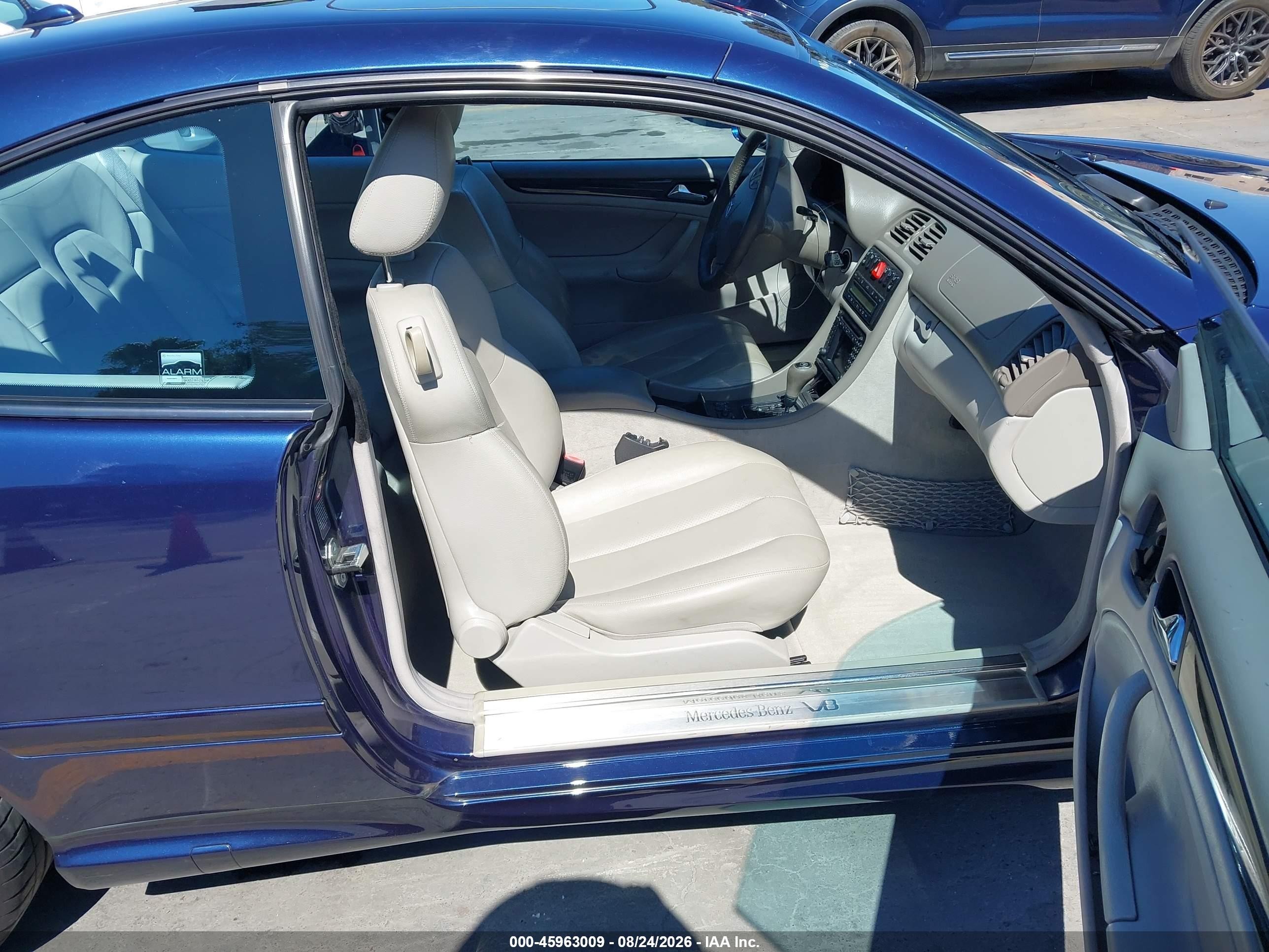 2000 Mercedes-benz Clk 430 Blue vin: WDBLJ70G7YF158892