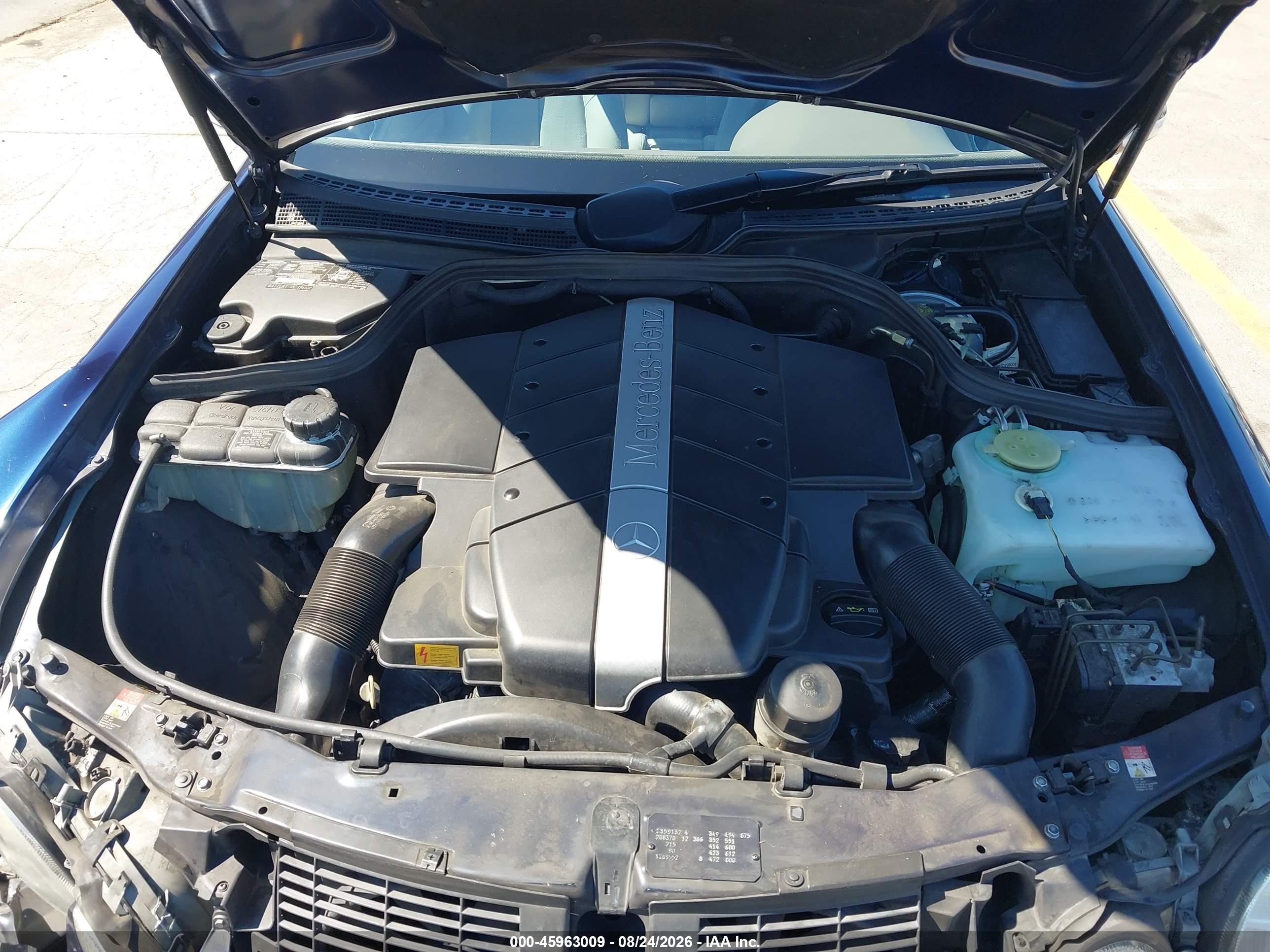 2000 Mercedes-benz Clk 430 Blue vin: WDBLJ70G7YF158892