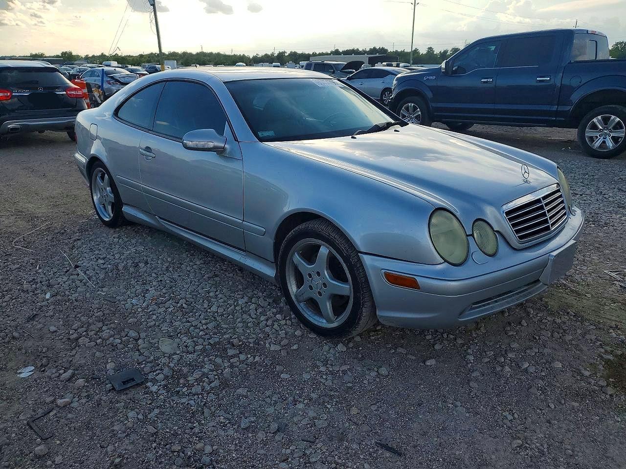 2002 Mercedes-benz Clk 430 Серебряный vin: WDBLJ70G82F193190