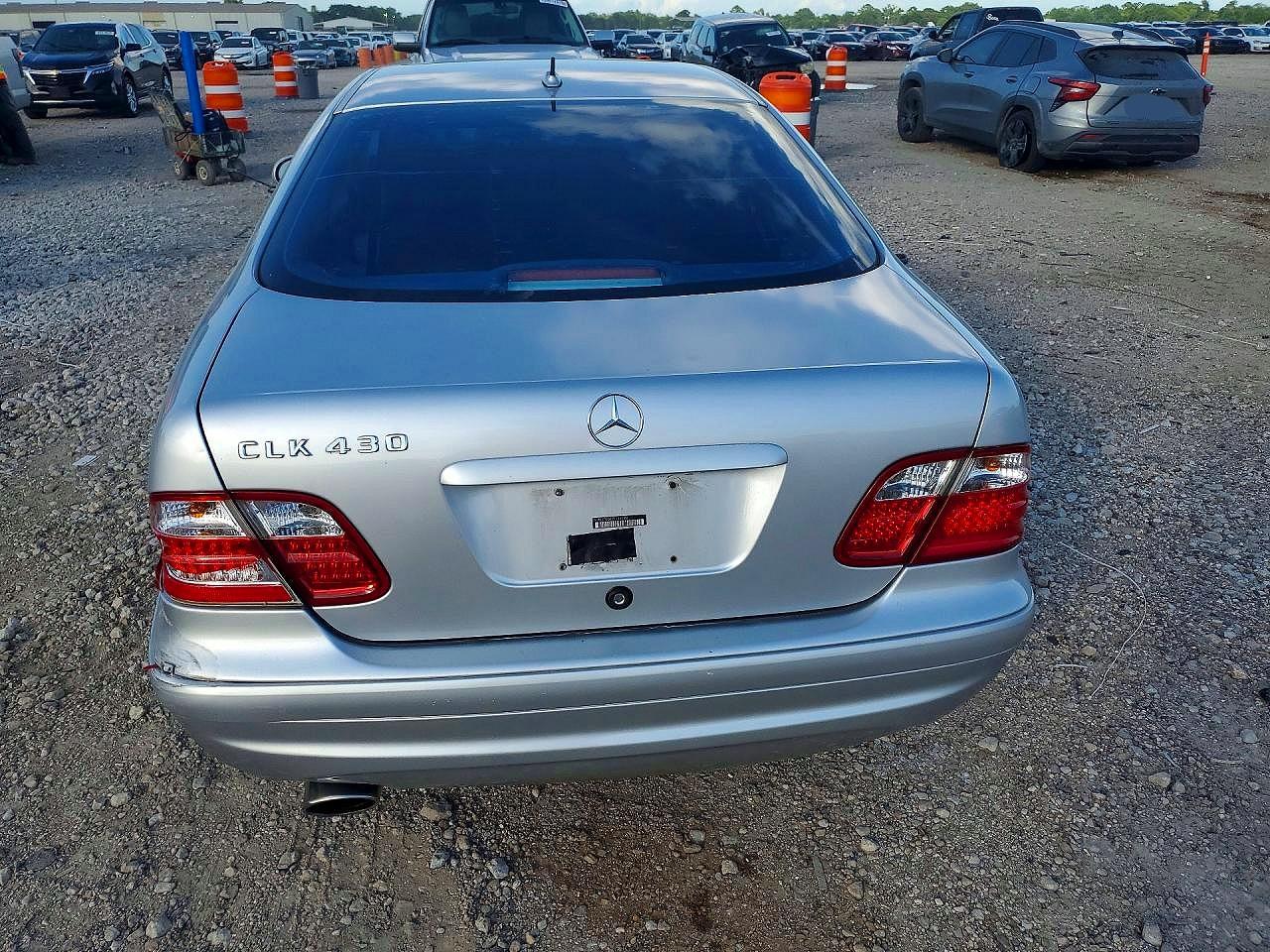 2002 Mercedes-benz Clk 430 Серебряный vin: WDBLJ70G82F193190