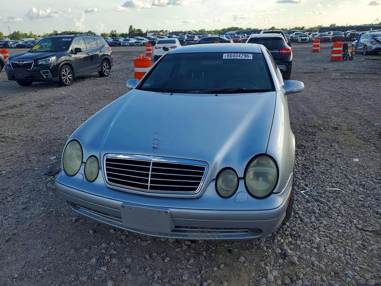 2002 Mercedes-benz Clk 430 Серебряный vin: WDBLJ70G82F193190