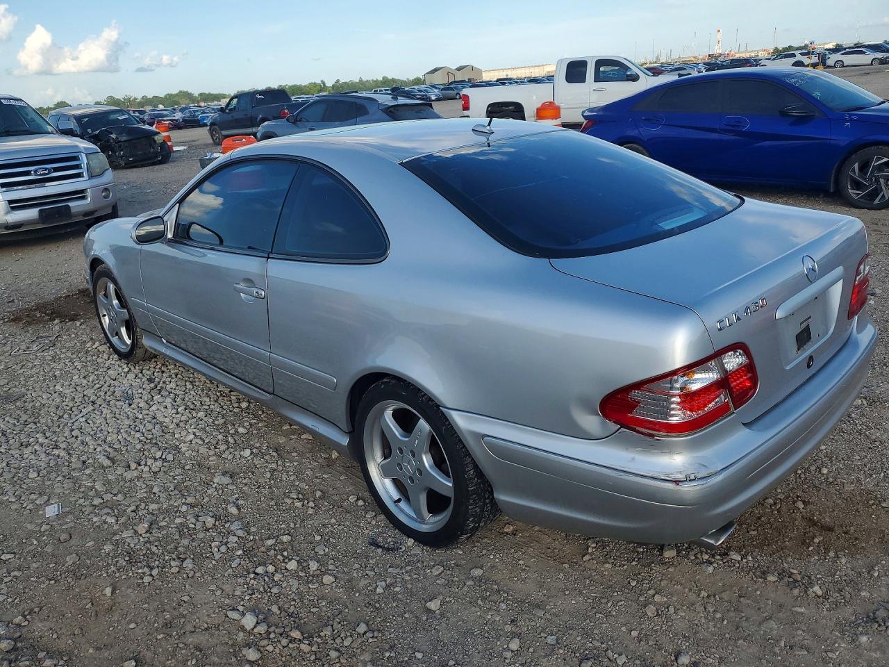 2002 Mercedes-benz Clk 430 Серебряный vin: WDBLJ70G82F193190
